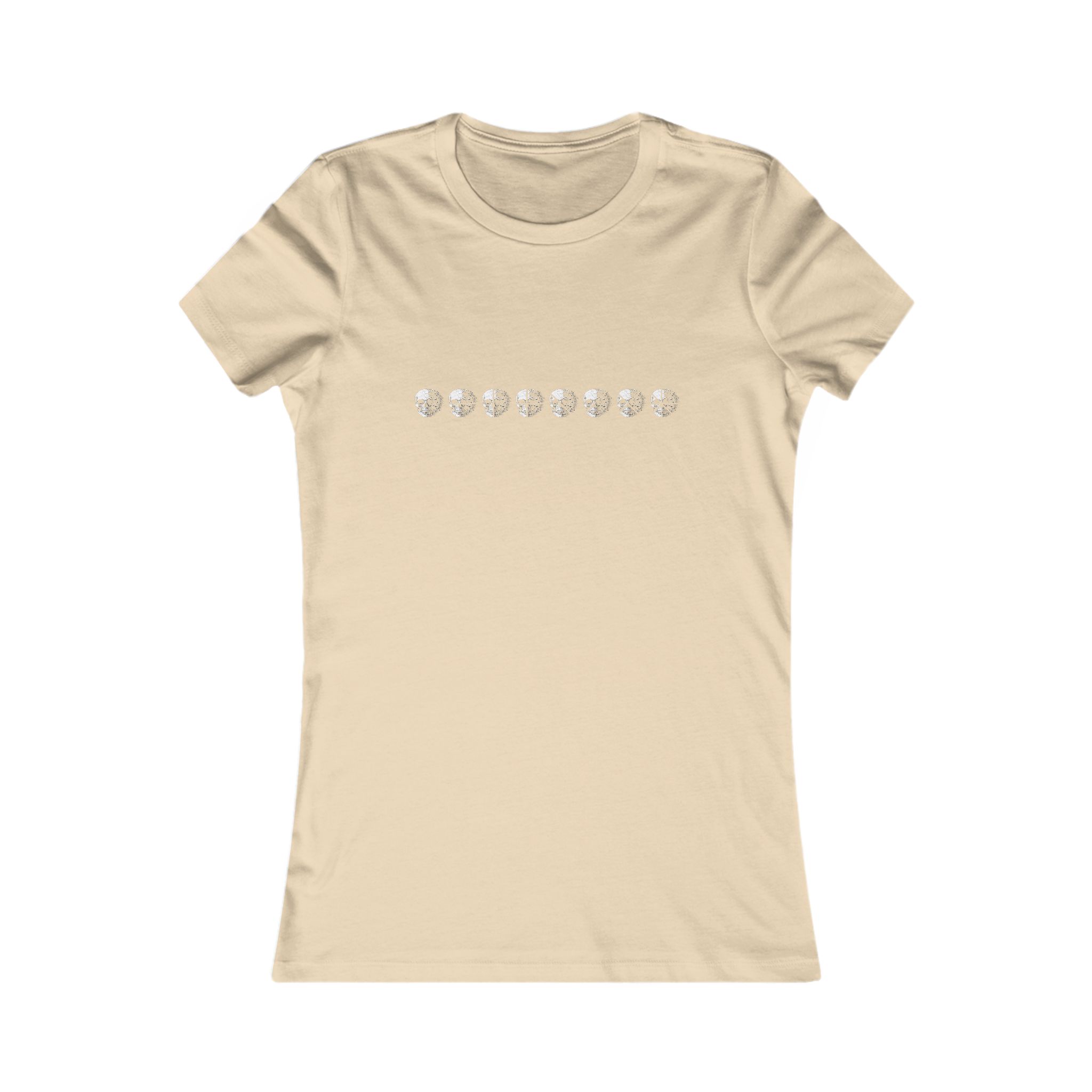 Women's Tee — Minimal Daisy Row Floral Graphic - Image 11
