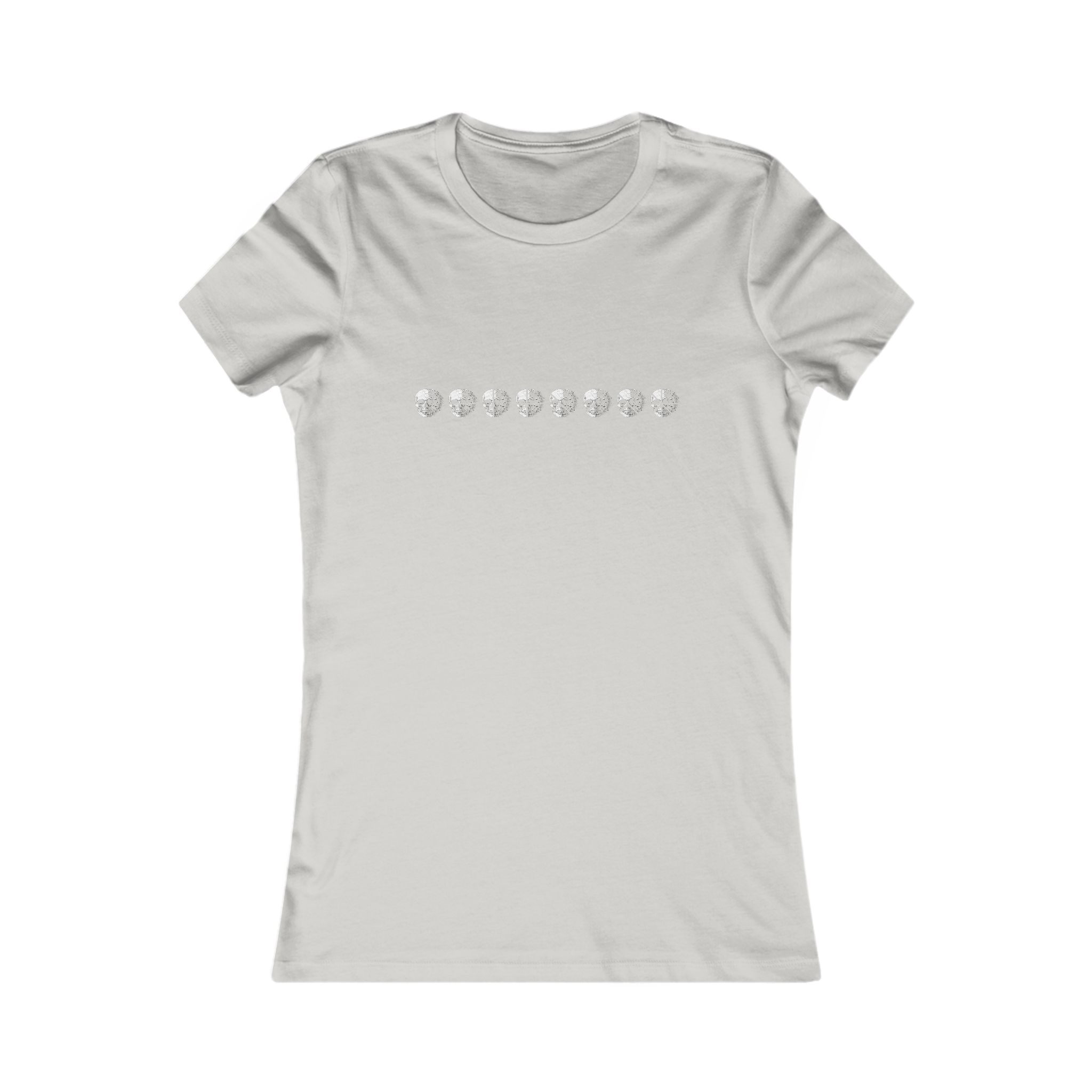 Women's Tee — Minimal Daisy Row Floral Graphic - Image 14