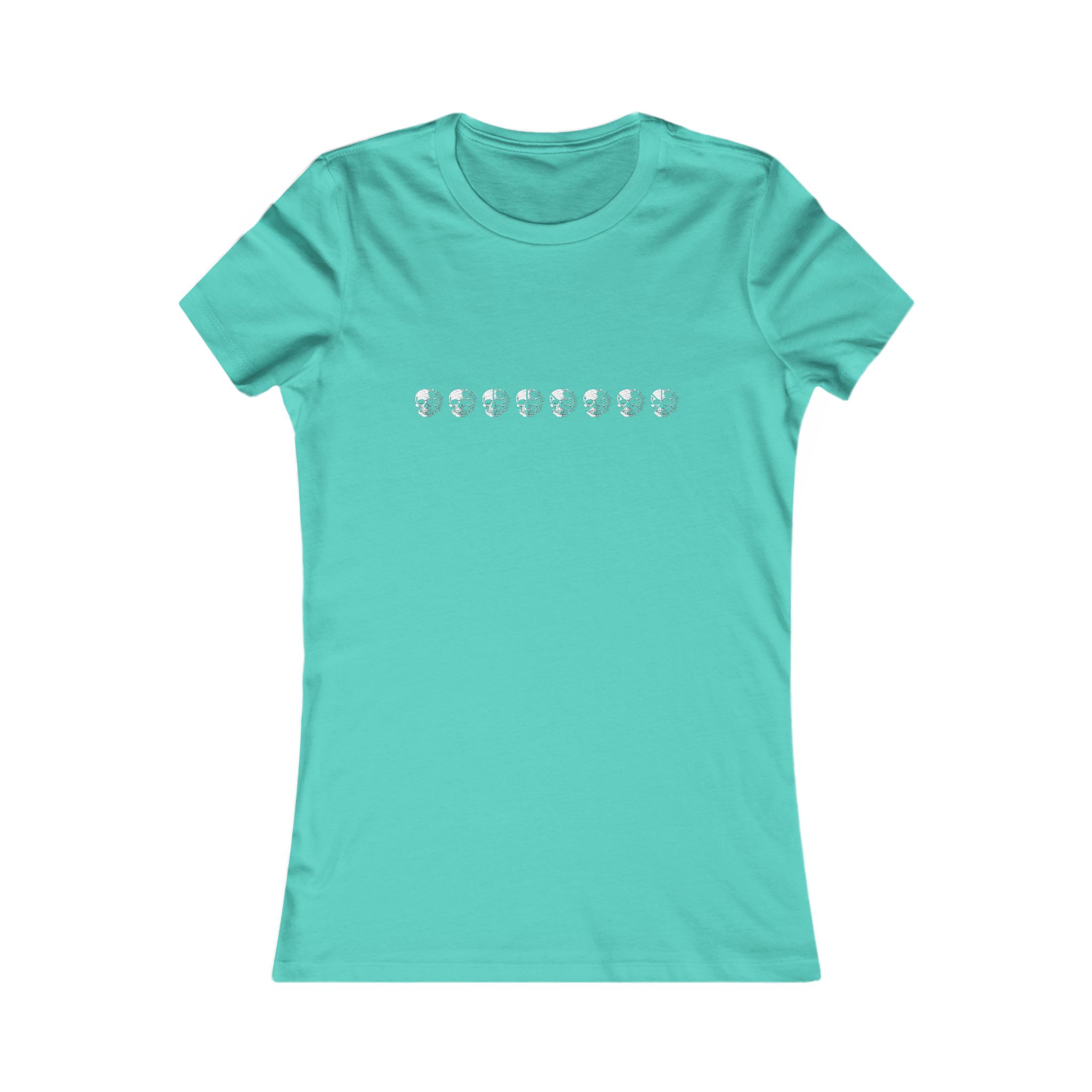 Women's Tee — Minimal Daisy Row Floral Graphic - Image 26