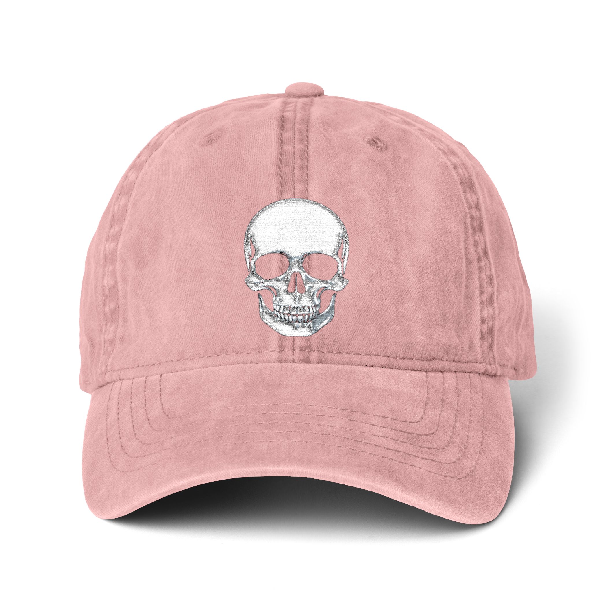 Women's Pigment-Dyed Cap with Fashion Undervisor (Embroidery) - Image 4