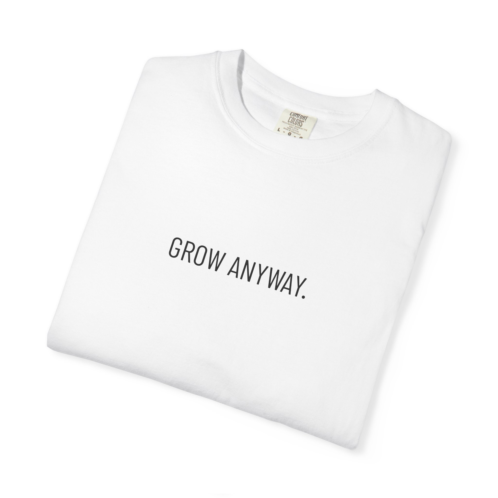 Grow Anyway T-Shirt — Minimalist Moon Phase Graphic Tee - Image 4