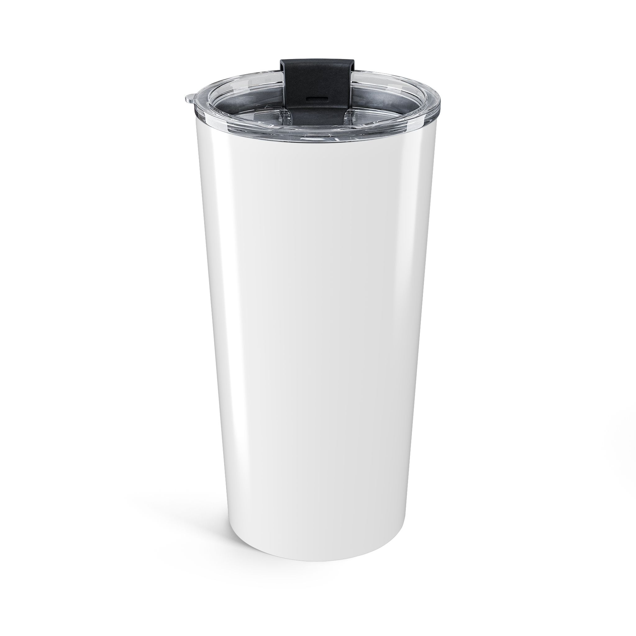 20oz Skull Tumbler — Black Splatter Skull Stainless Steel Travel Cup - Image 3
