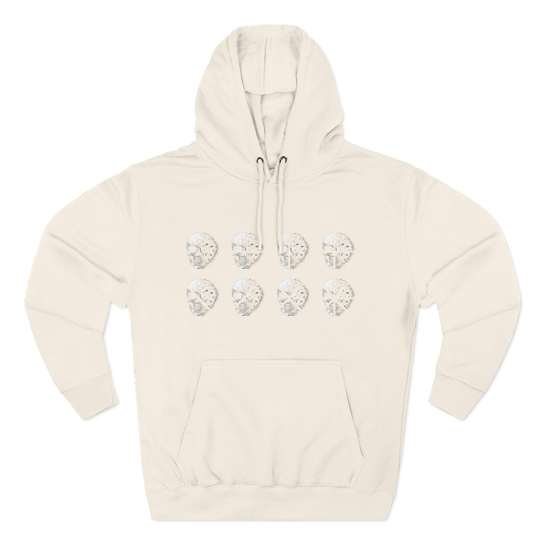 Stay Lucid Hoodie — Minimal Lunar Skull Graphic Pullover - Image 17