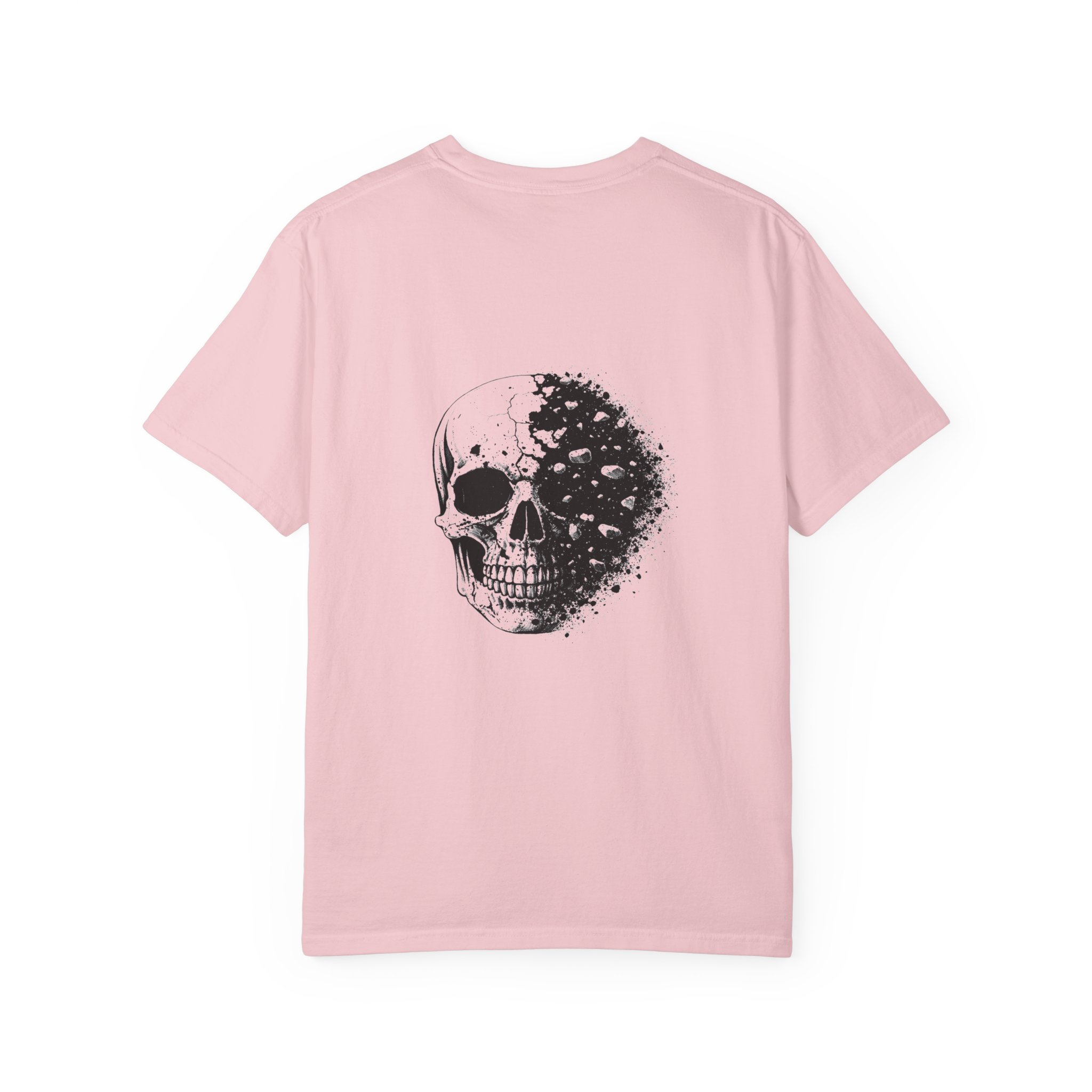 Skull Fade Graphic T-Shirt — 'I'M YOURS' Minimal Front, Distressed Back Art - Image 18
