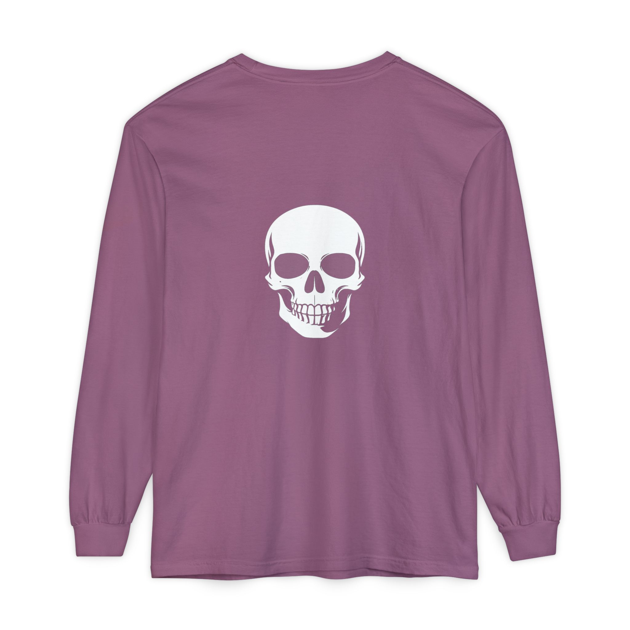 Skull Graphic Long Sleeve Tee — "Keep Going" Minimalist Motivation - Image 19
