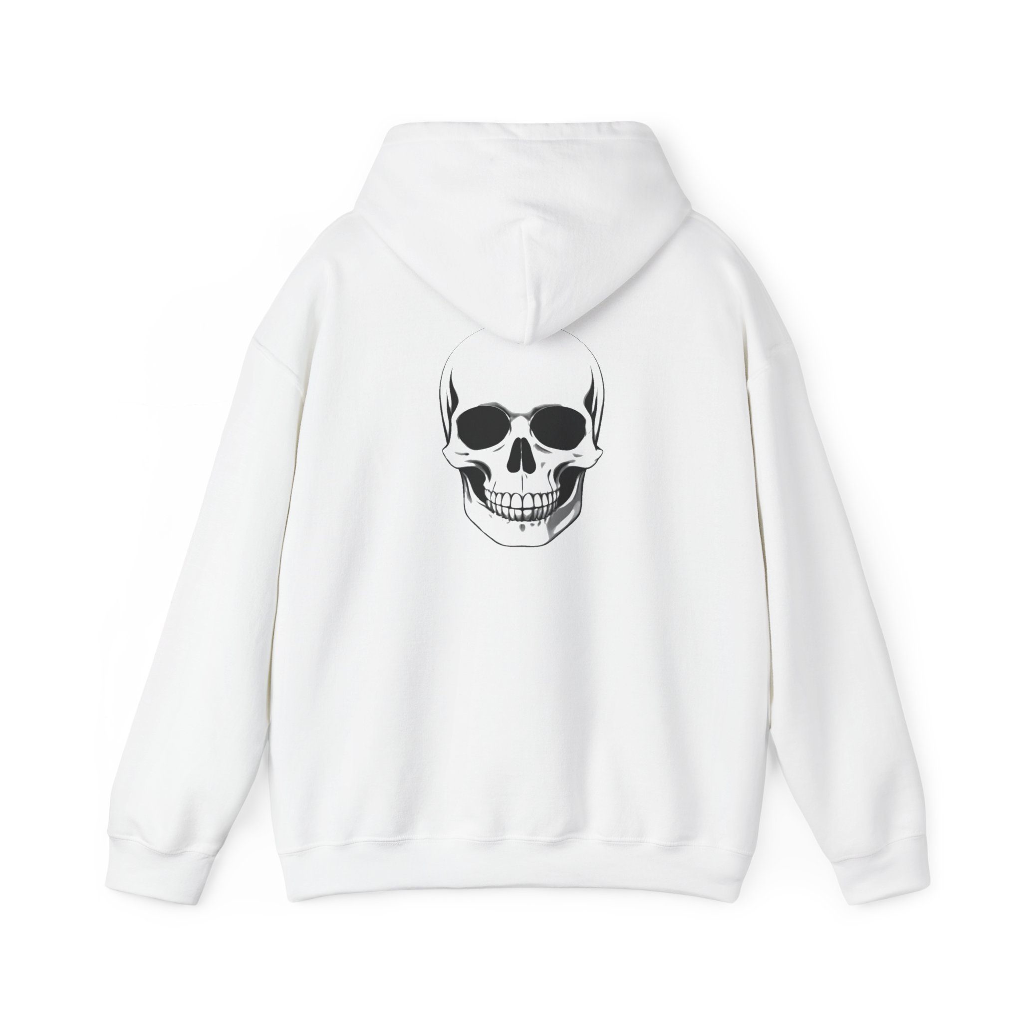 Skull Graphic Hoodie — Minimal Back Skull Design - Image 2