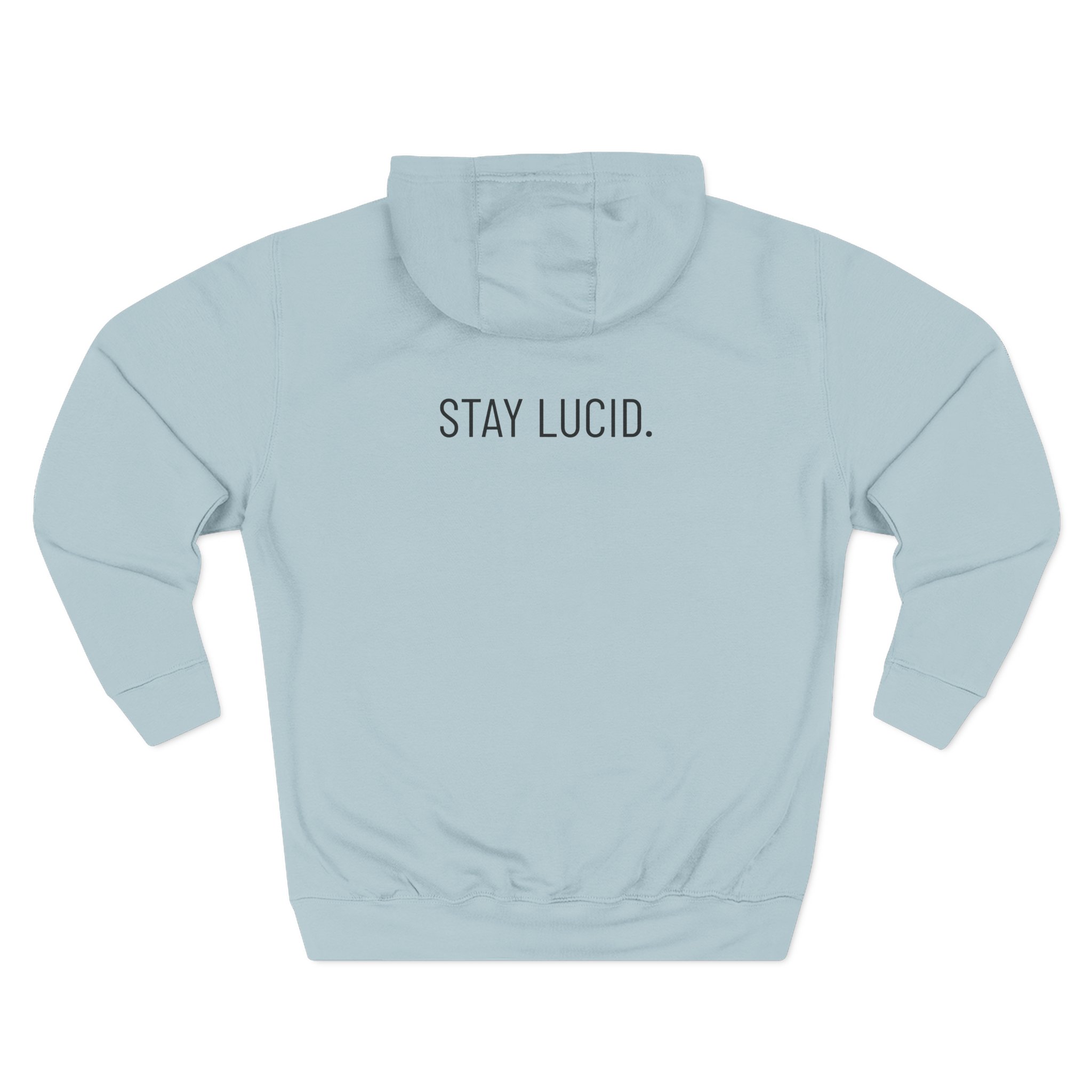 Stay Lucid Hoodie — Minimal Lunar Skull Graphic Pullover - Image 34
