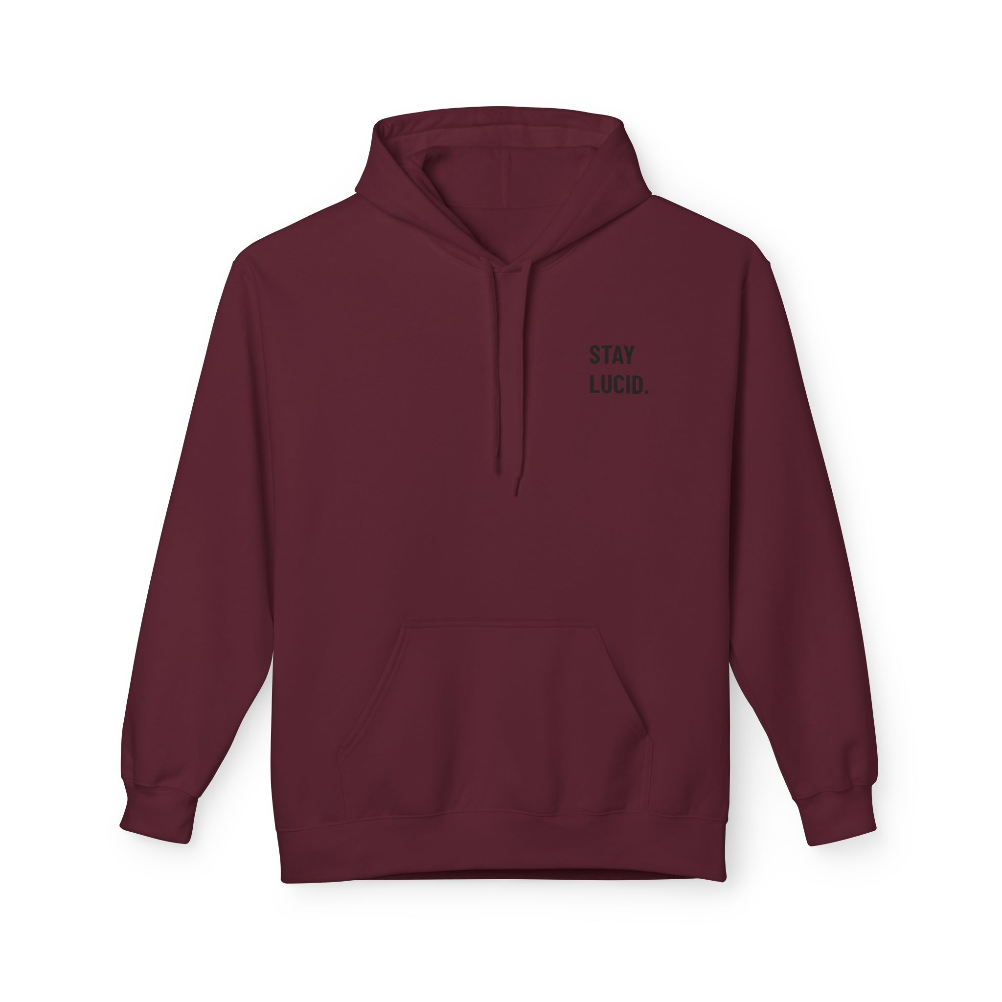 Stay Lucid Hoodie — Minimal Black Circle Graphic Pullover - Image 17
