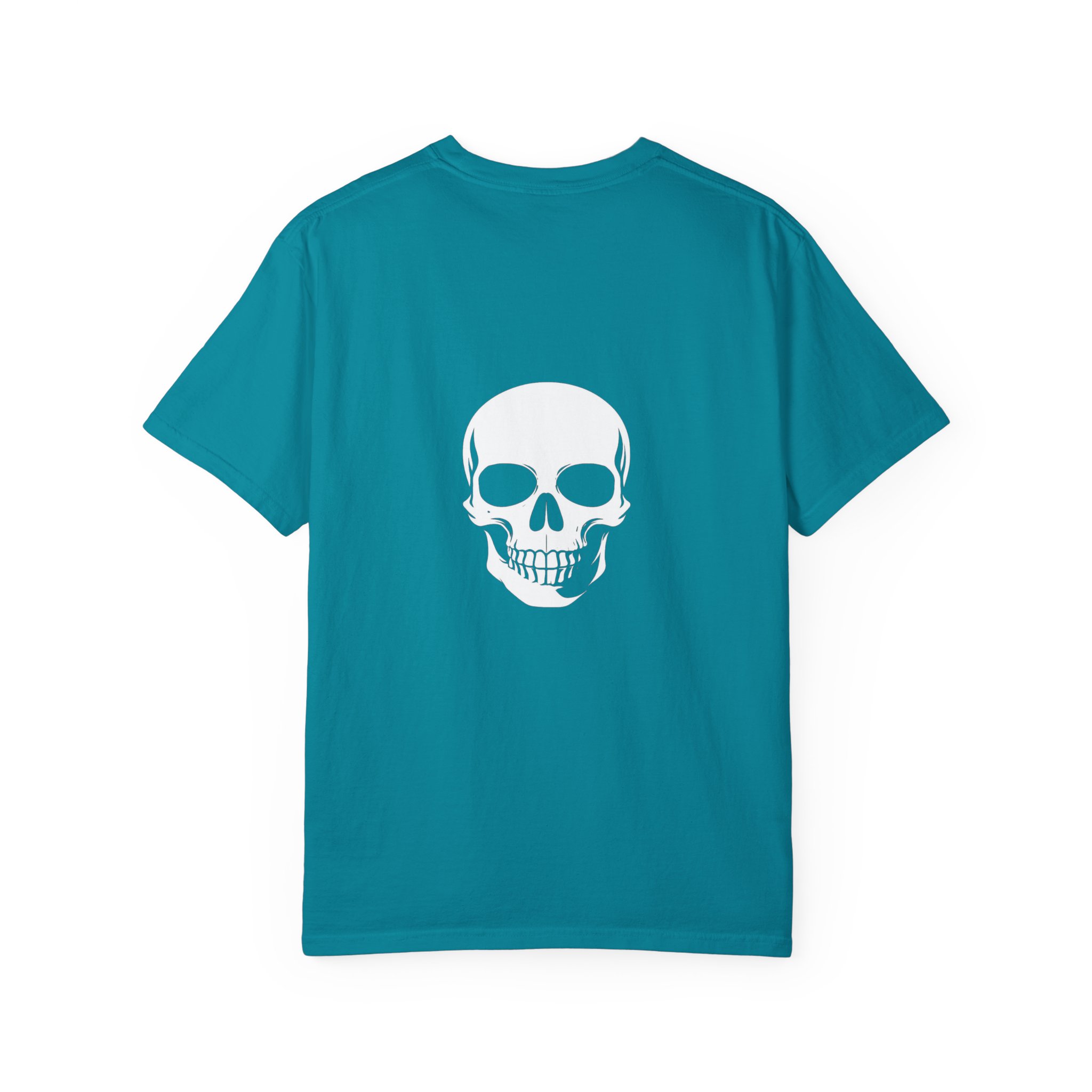 Skull Back Tee — 'Keep Going' Minimalist Garment-Dyed T-Shirt - Image 24