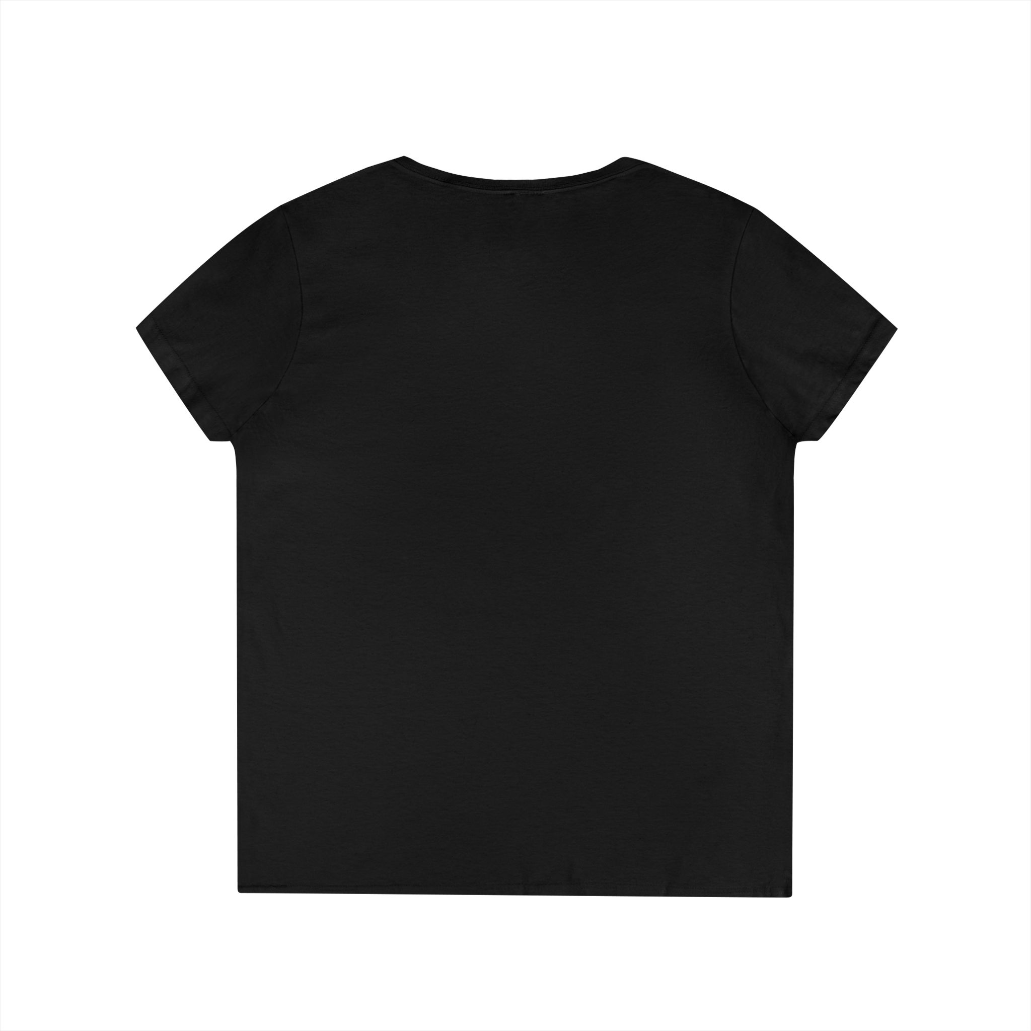 Mini Floral Skull V-Neck Tee — Women's Casual Graphic T-Shirt - Image 9
