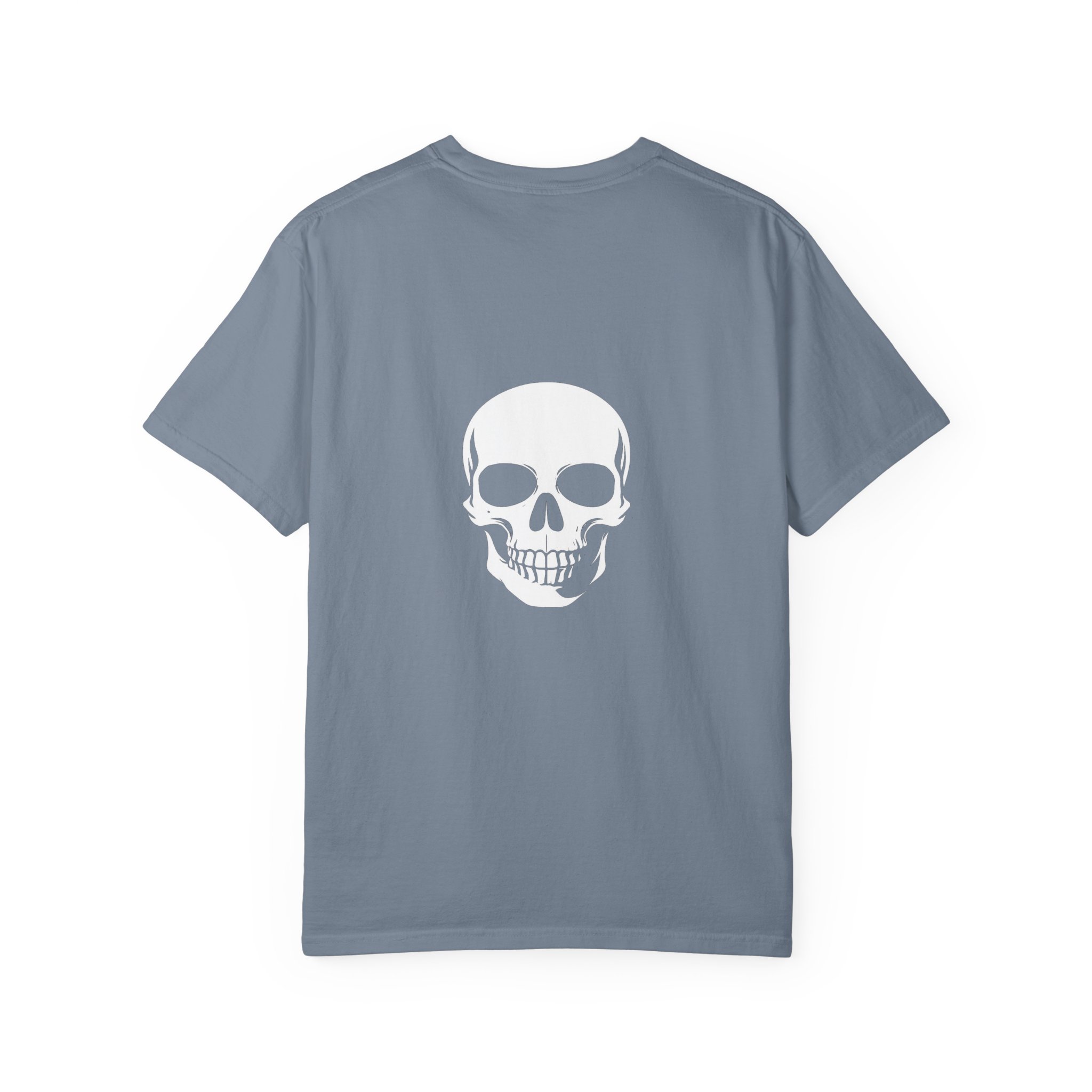 Skull Back Tee — 'Keep Going' Minimalist Garment-Dyed T-Shirt - Image 27