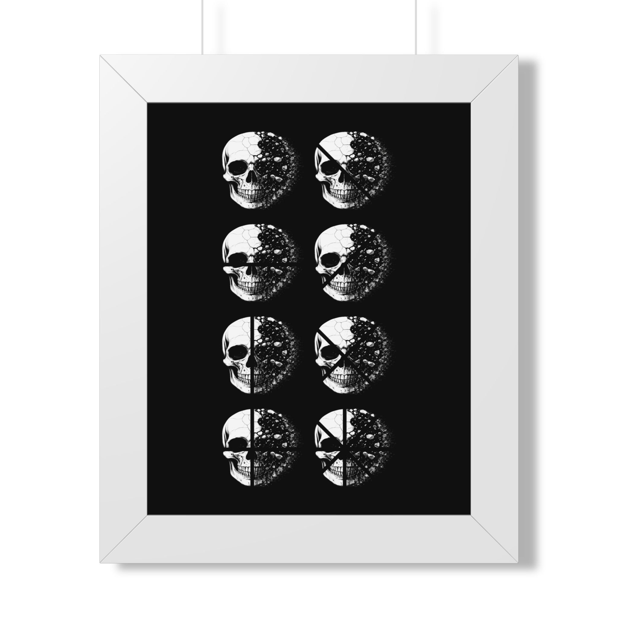 Skull Phases Framed Poster - Image 10