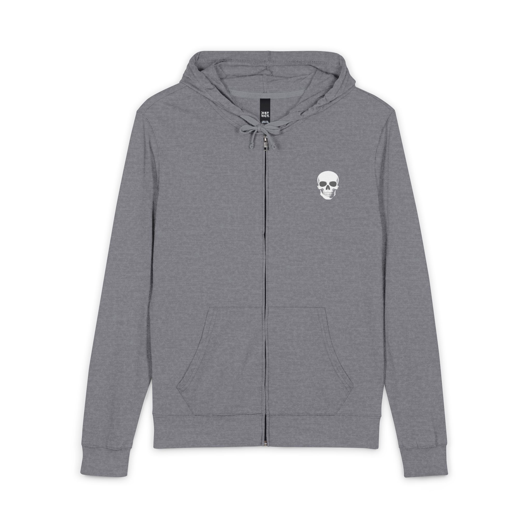 Your Mind Is Your Own Full-Zip Hoodie — Skull Accent - Image 2