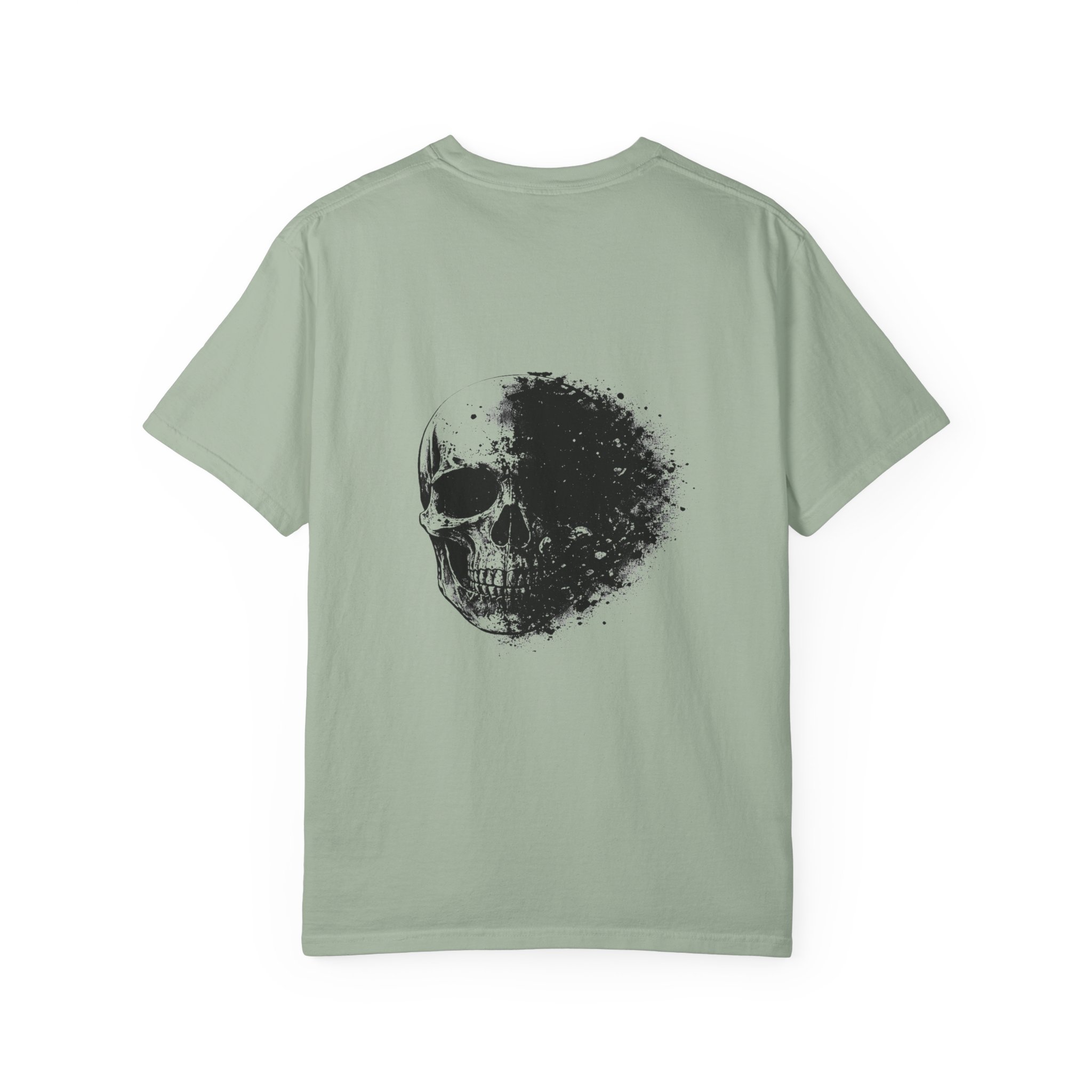Skull Fade Tee — Grunge Disintegrating Skull Graphic T-Shirt - Image 21