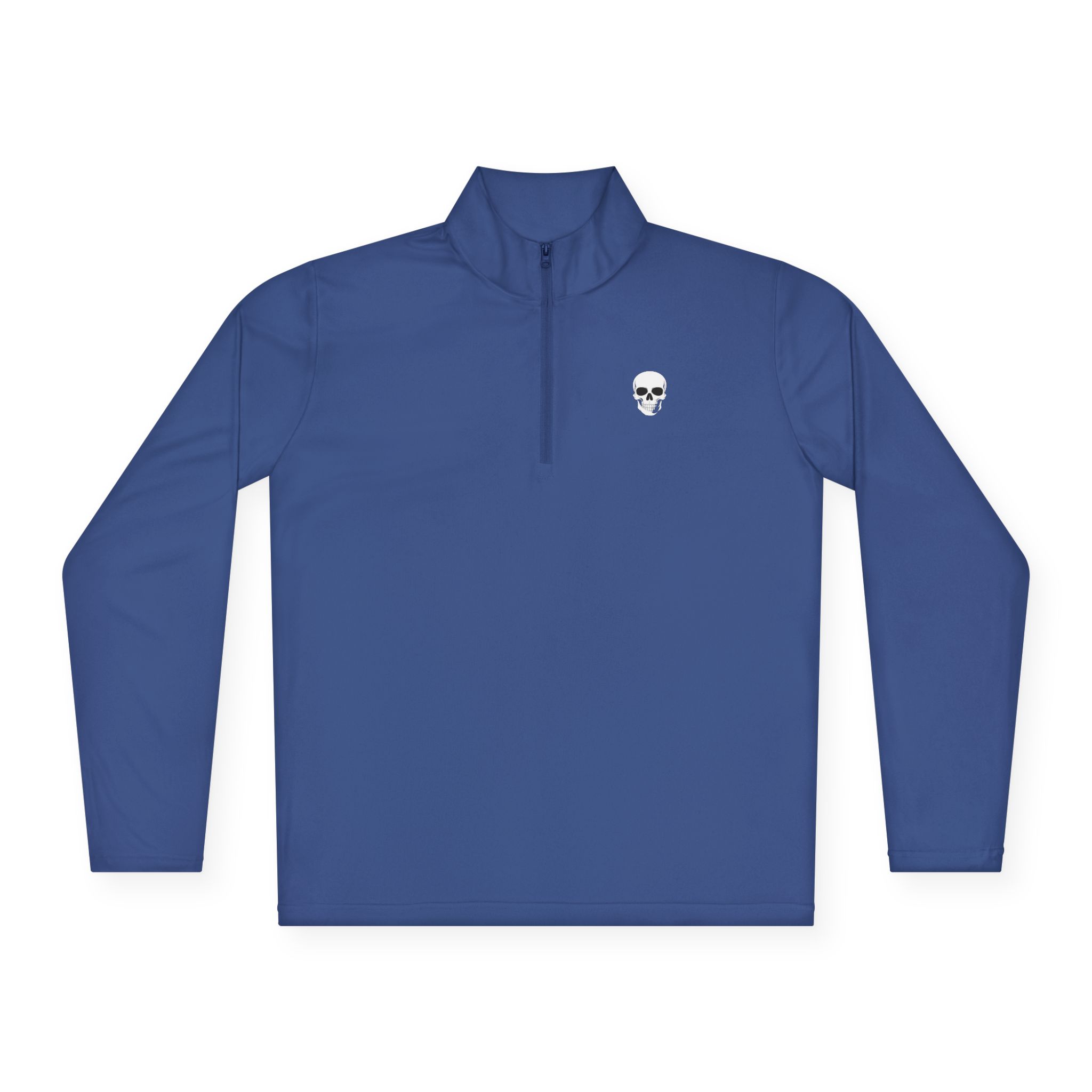 Quarter-Zip Pullover with Skull Logo - Image 10