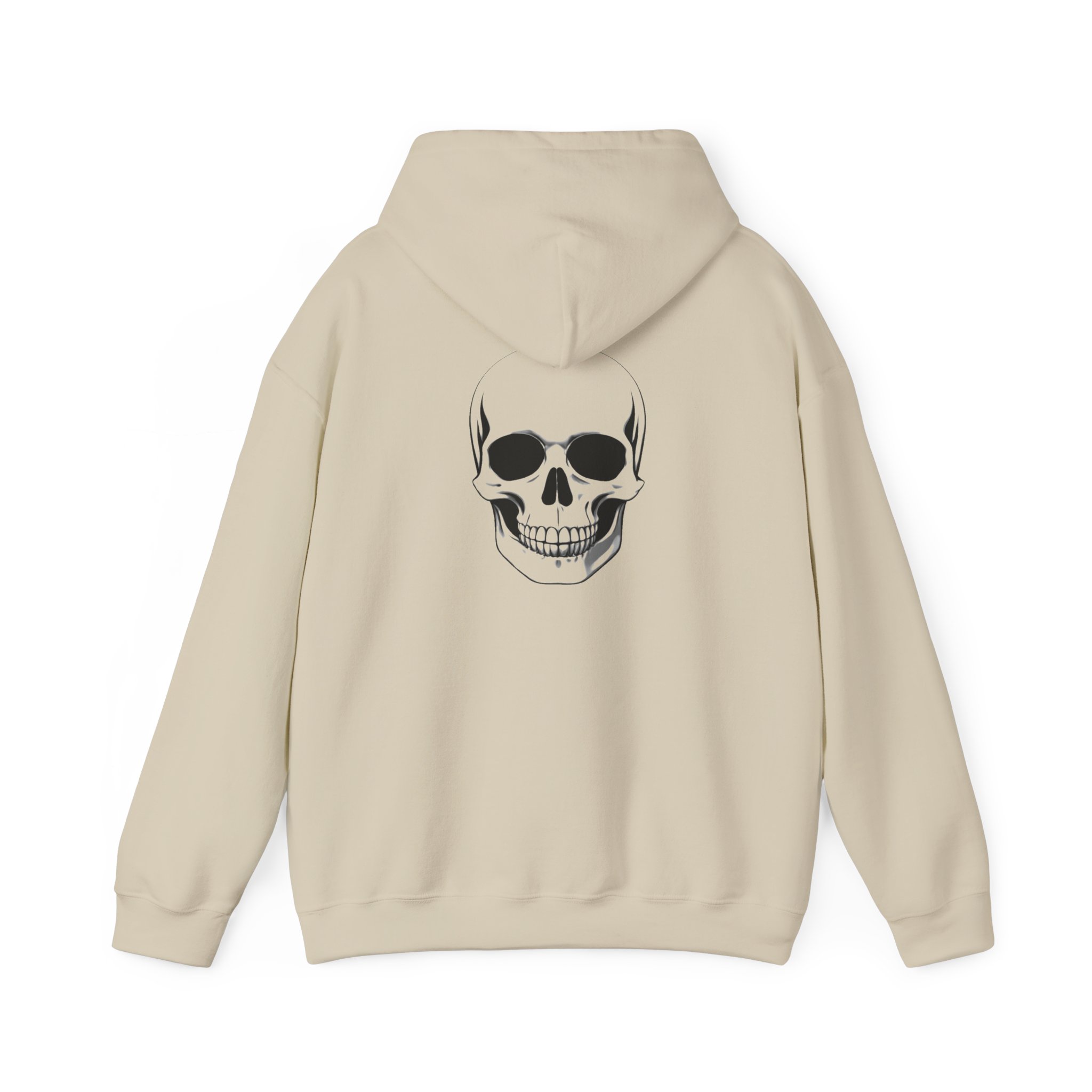 Skull Graphic Hoodie — Minimal Back Skull Design - Image 14