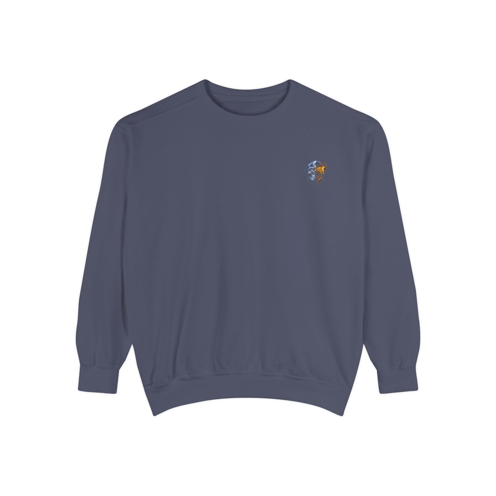 Minimalist Ice Cream Cone Sweatshirt – Cute Small Chest Graphic Cozy Crewneck - Image 28