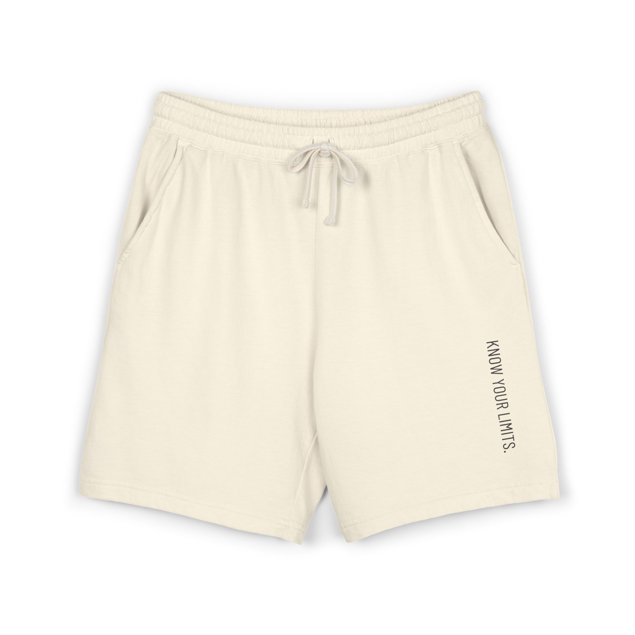 Lightweight Fleece Sweat Shorts — "Know Your Limits" Casual Lounge Shorts - Image 2