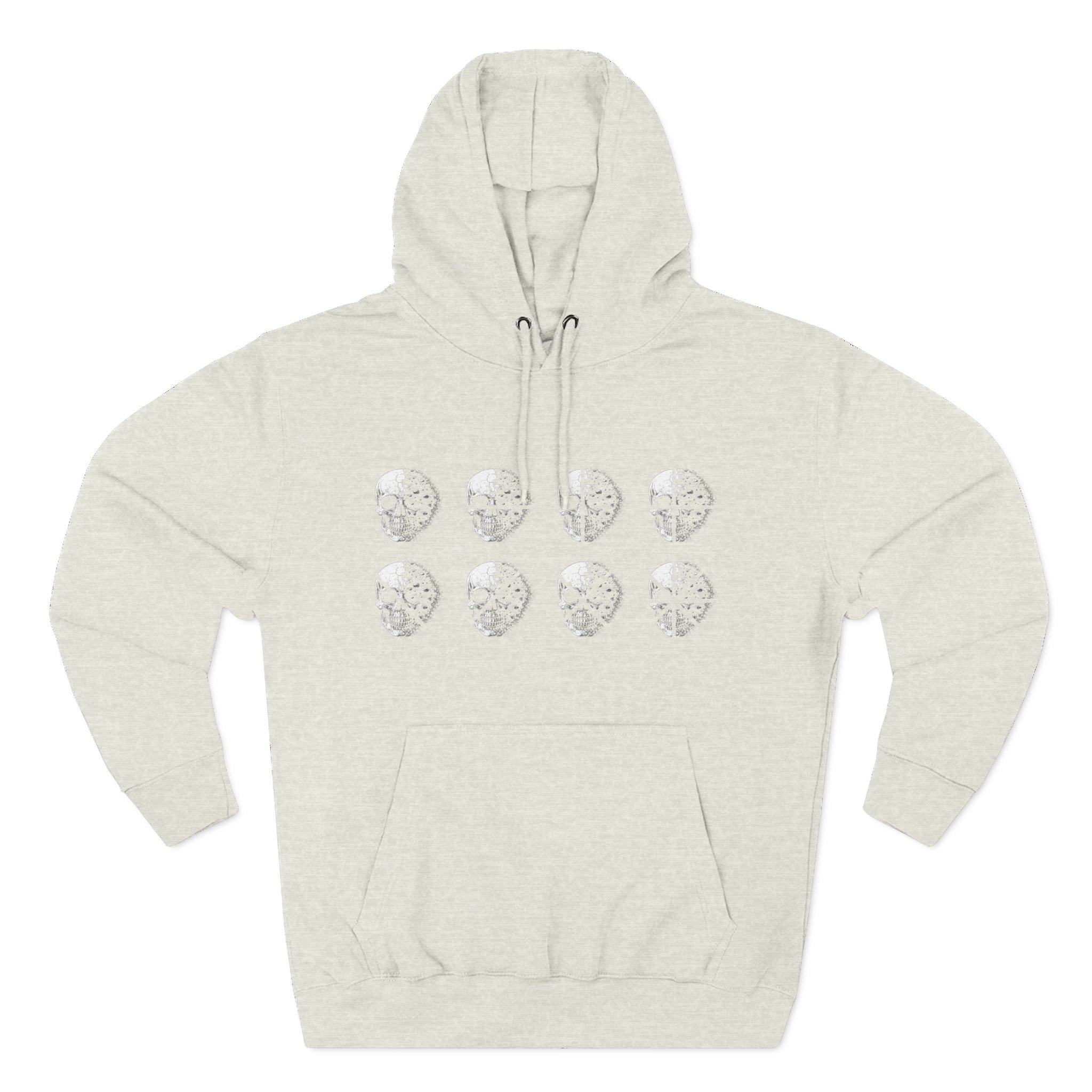 Stay Lucid Hoodie — Minimal Lunar Skull Graphic Pullover - Image 25