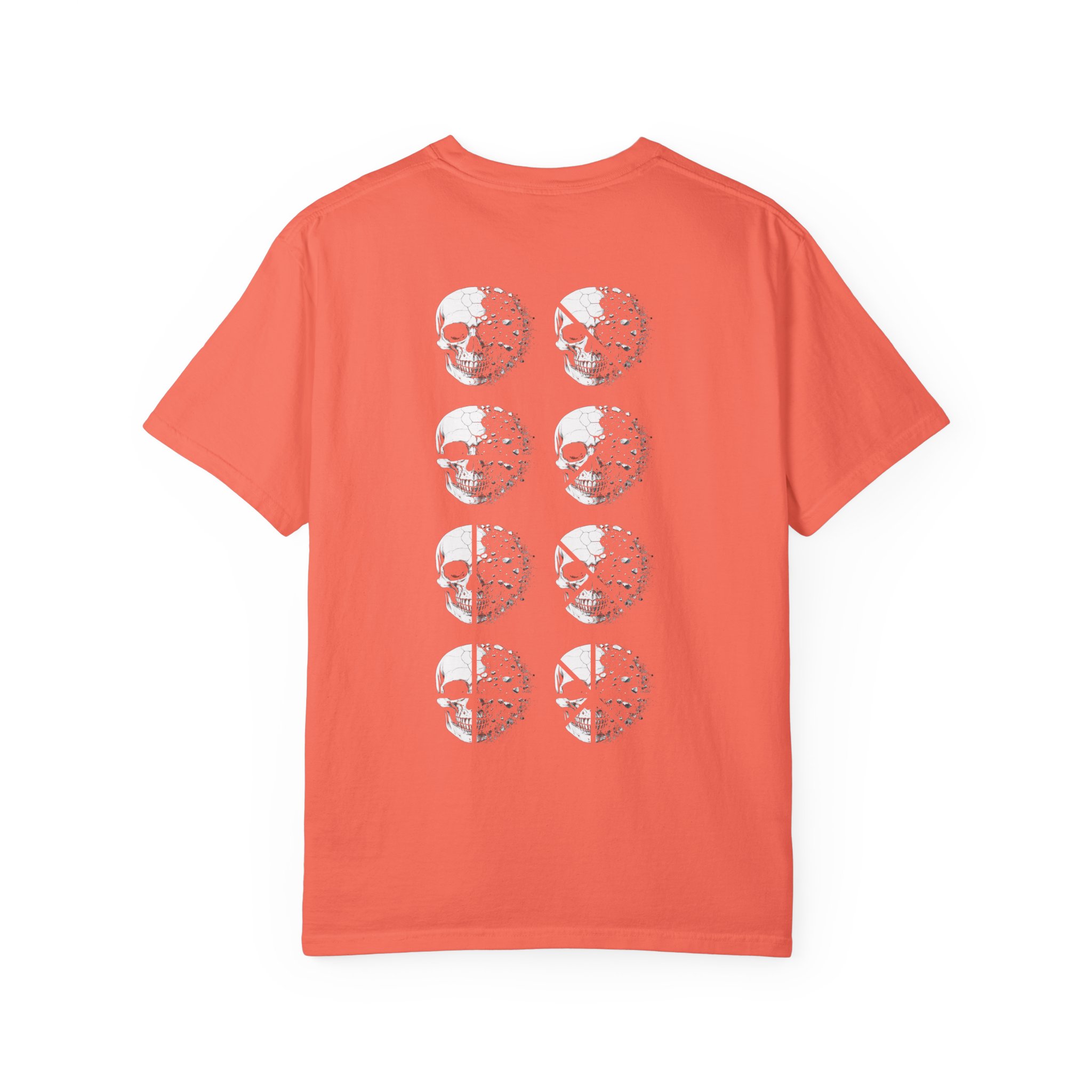 Peace Moon T-Shirt — Minimal 'Keep Going' Graphic Tee with Repeating Peace Moon Back Print - Image 9
