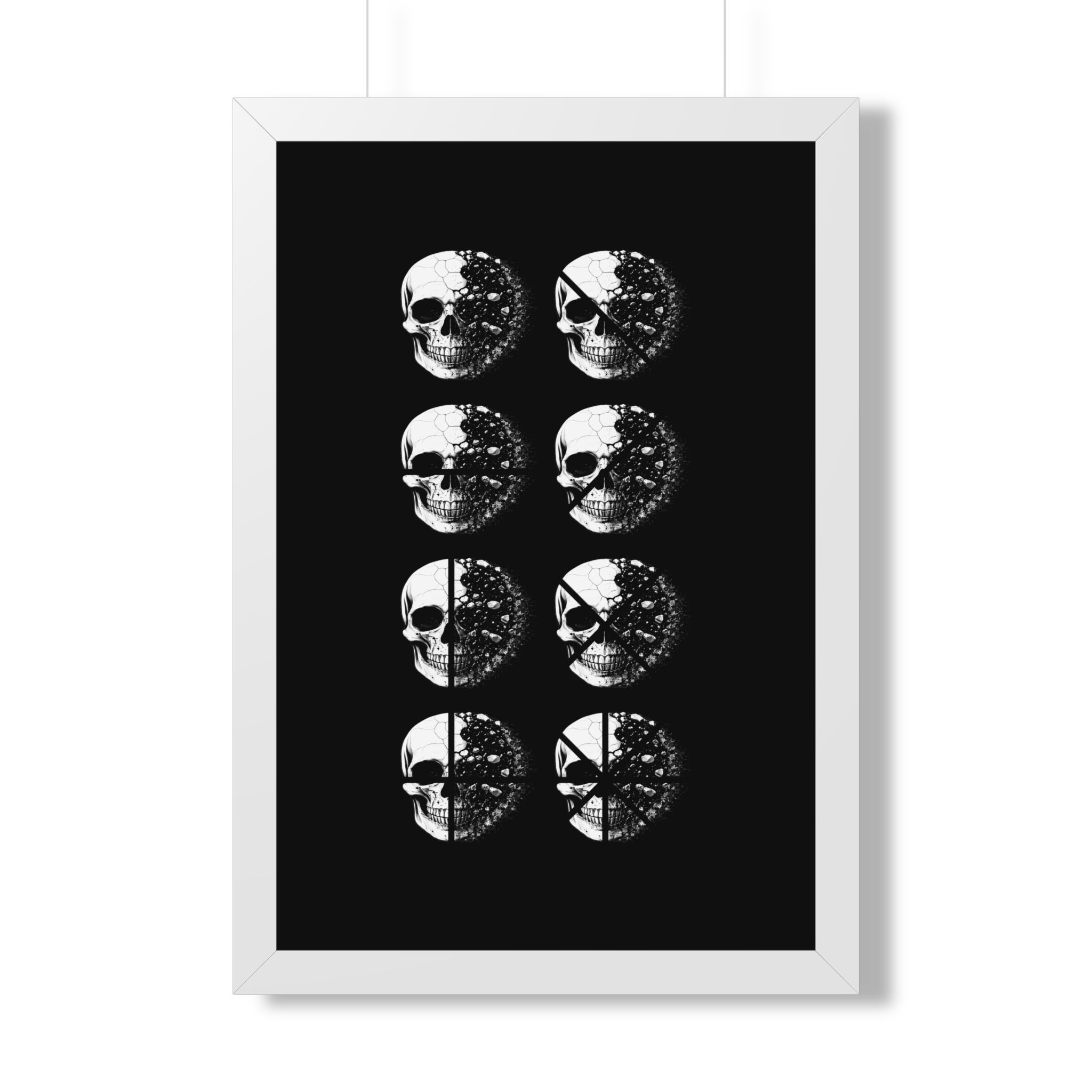 Skull Phases Framed Poster - Image 16