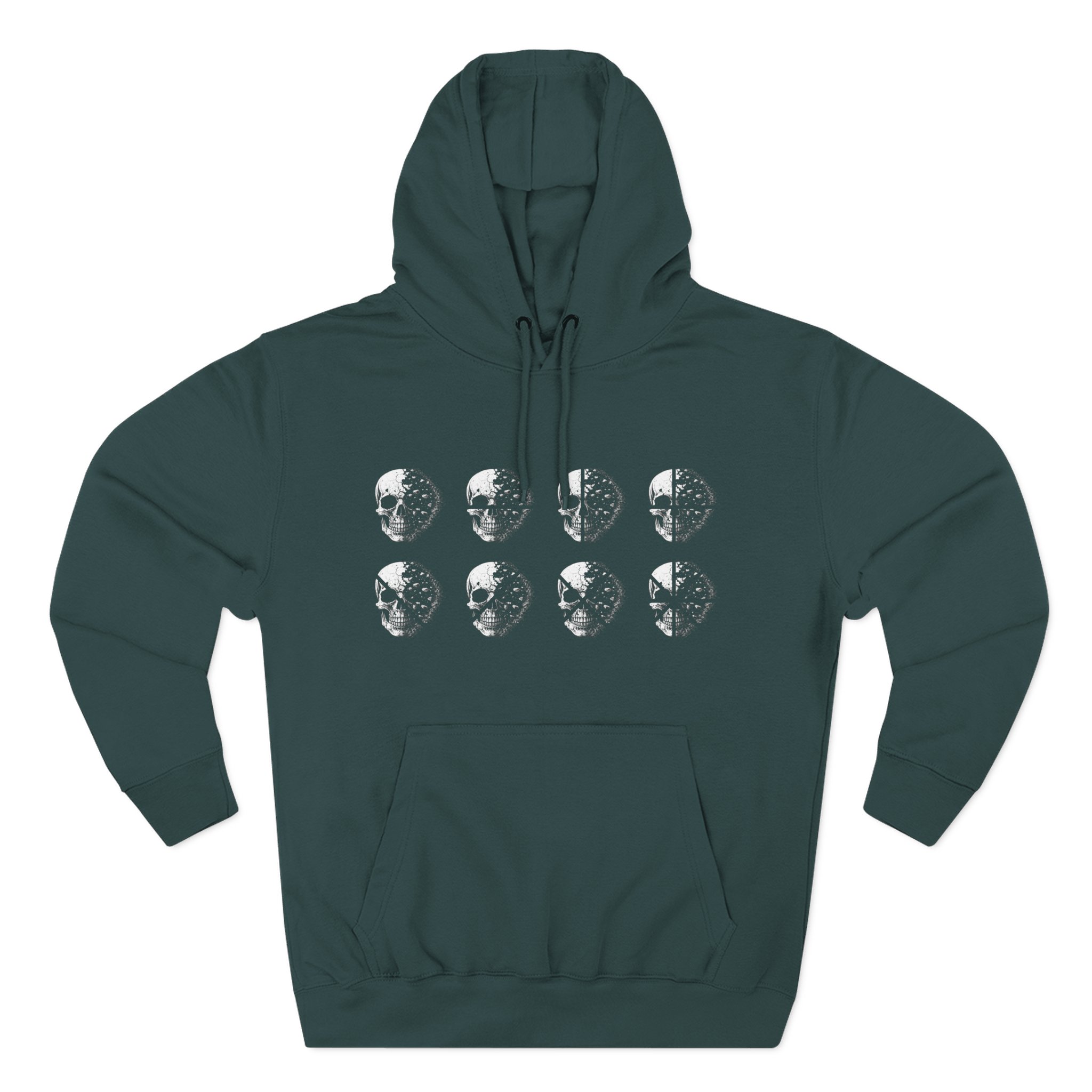 Stay Lucid Hoodie — Minimal Lunar Skull Graphic Pullover - Image 37