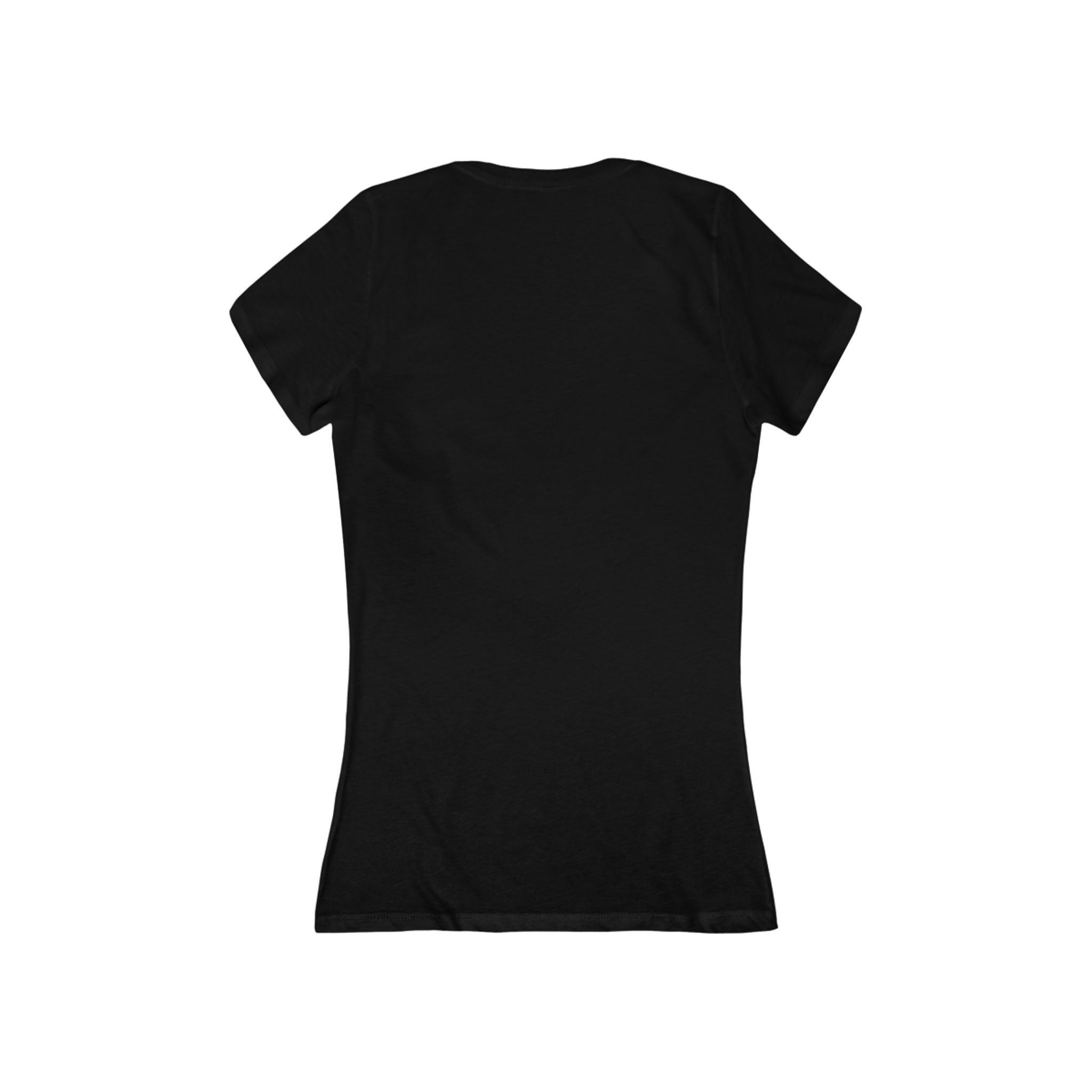 Women's V‑Neck Skull Tee — Distressed Gothic Skull Graphic - Image 3