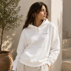 Skull Graphic Hoodie — Minimal Back Skull Design