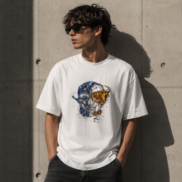 Skull and Rose Art Tee
