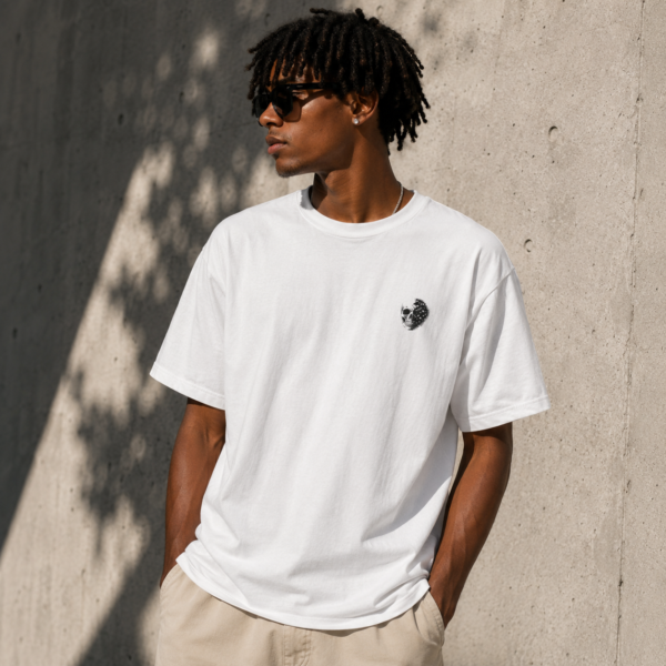 Minimal Moon Crest T-Shirt