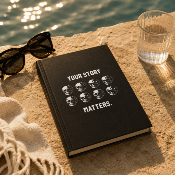 “Your Story Matters” Skull Notebook