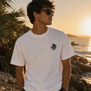 Share What You Know — White Cotton Crew Tee