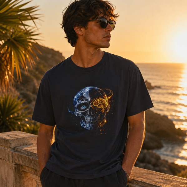 Skull Brain Split Tee
