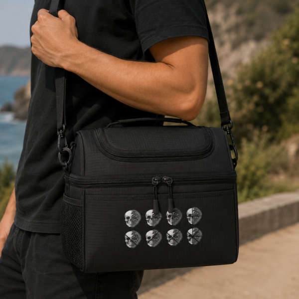 Cooler Bag Skull Grid