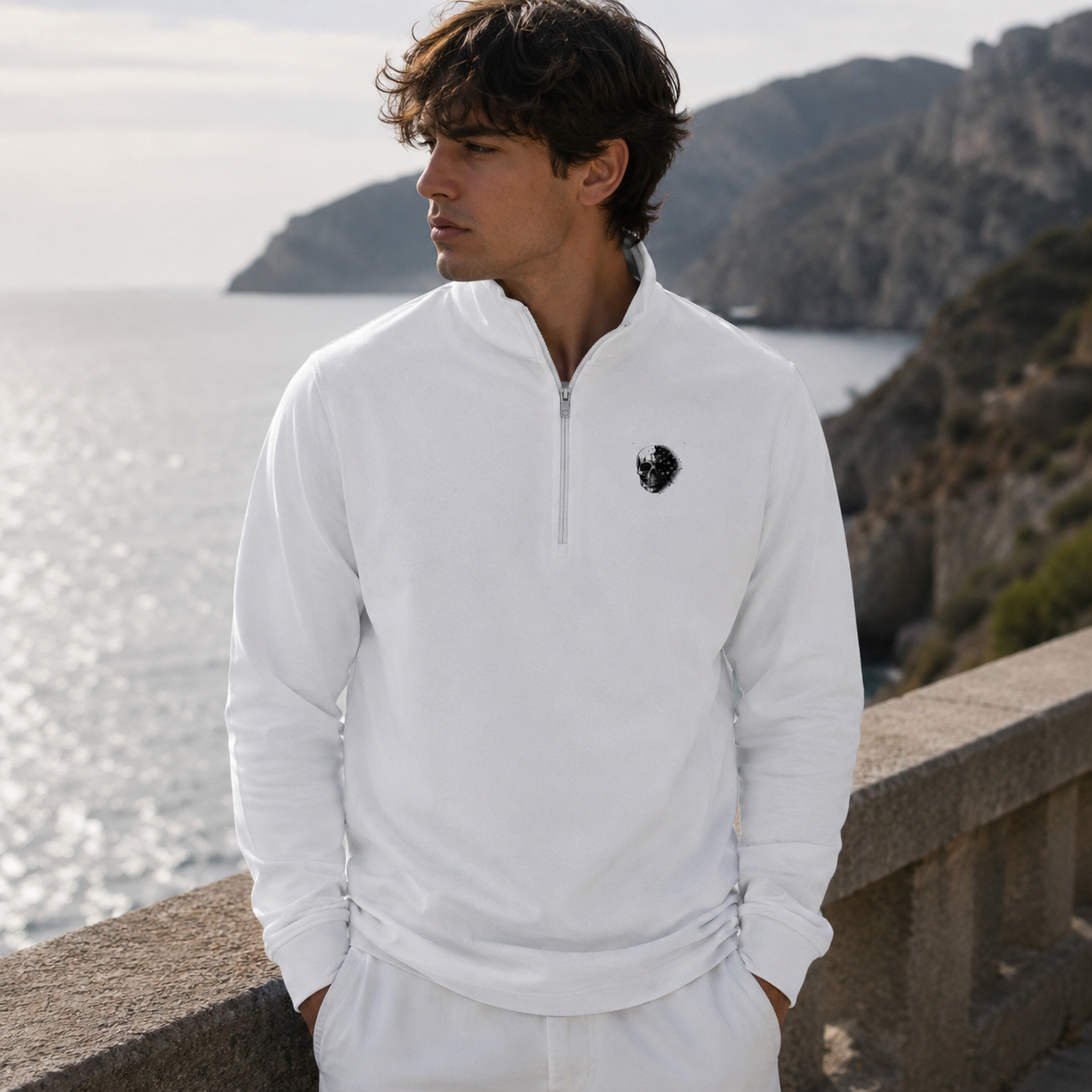 Unisex Quarter-Zip Pullover
