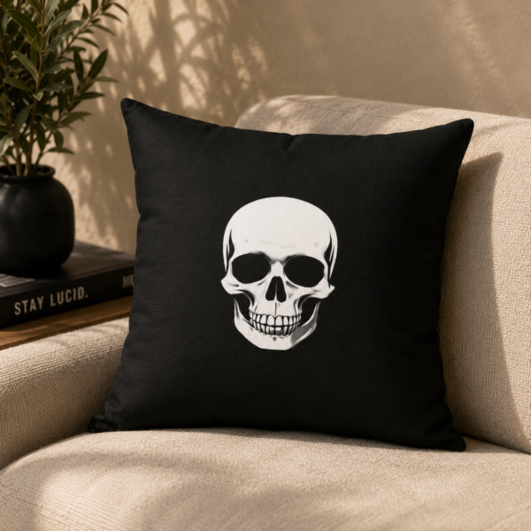 Skull Throw Pillow