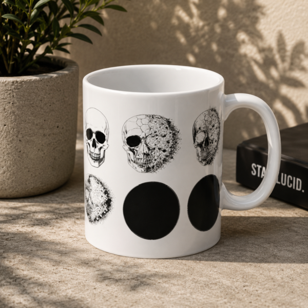 Skull Phases Ceramic Mug