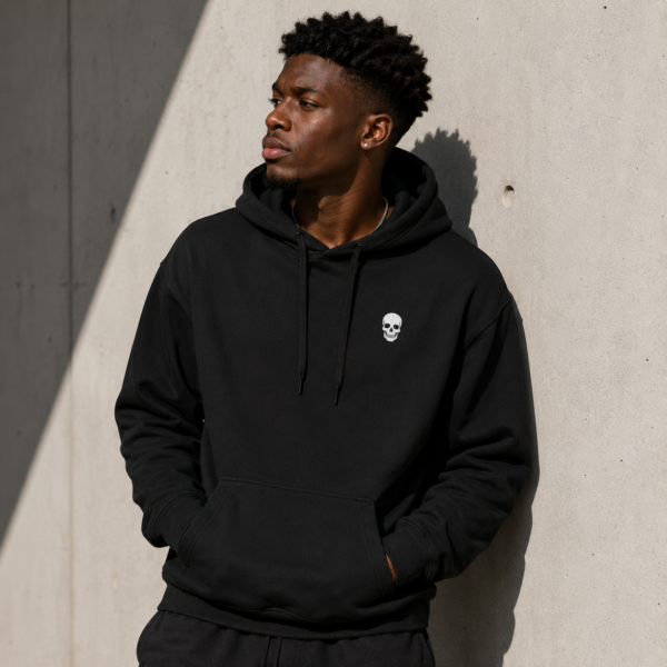Skull Chest Hoodie