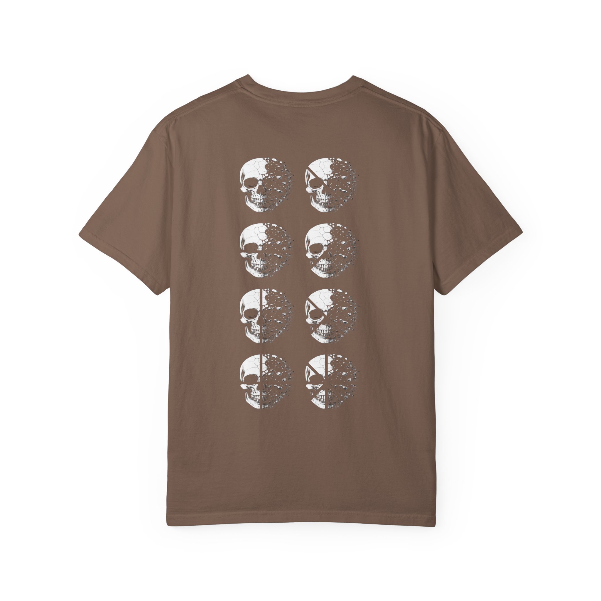 Peace Moon T-Shirt — Minimal 'Keep Going' Graphic Tee with Repeating Peace Moon Back Print - Image 24