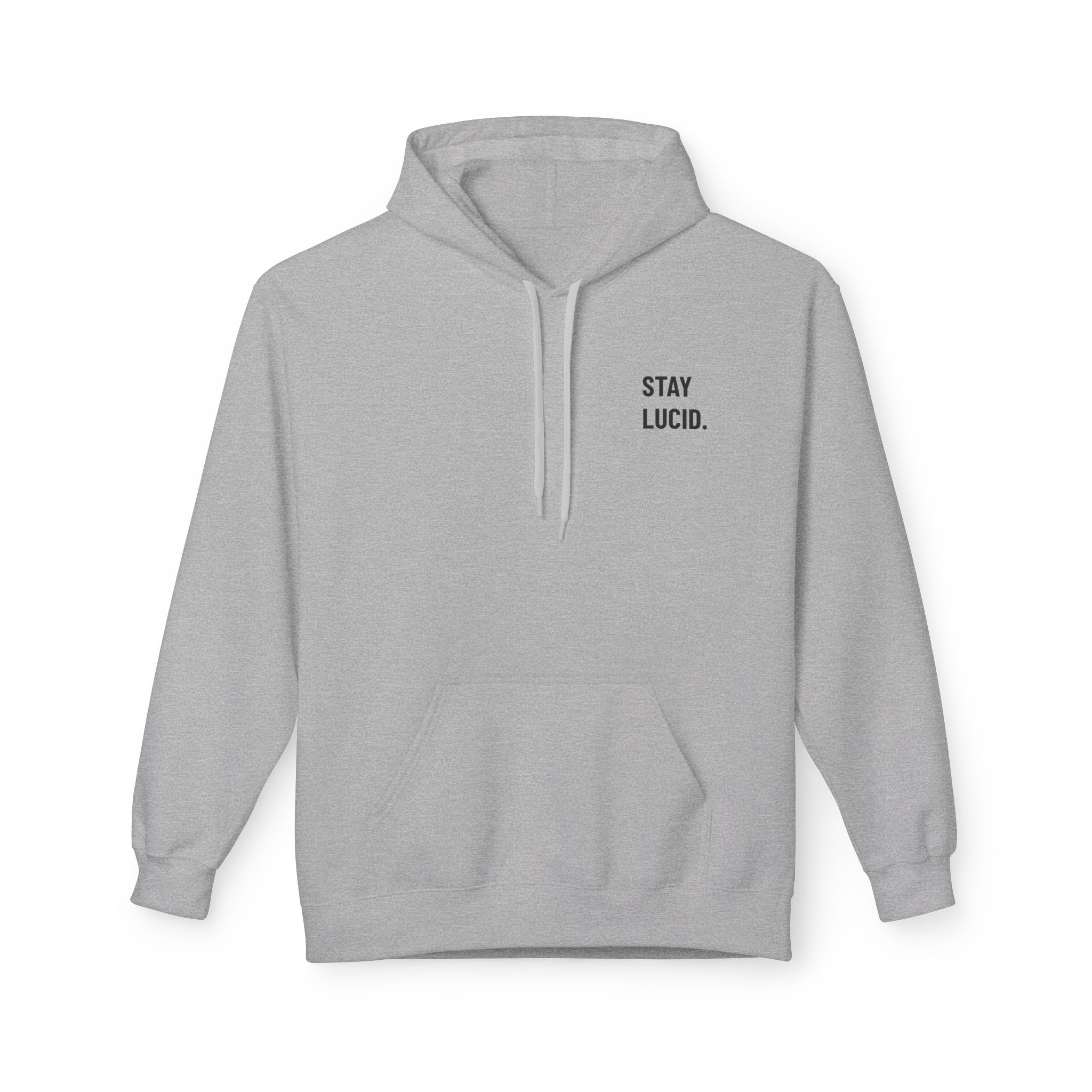 Stay Lucid Hoodie — Minimal Black Circle Graphic Pullover - Image 11