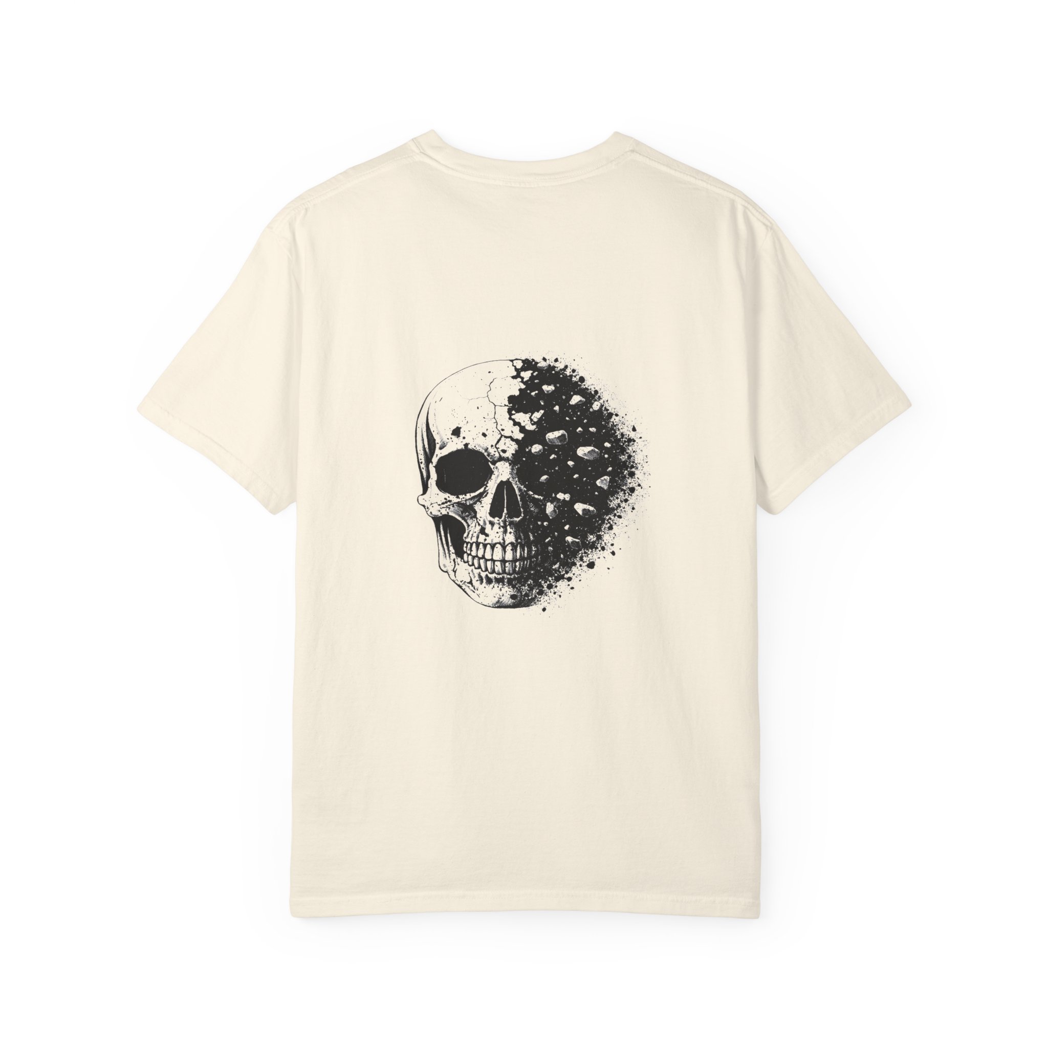 Skull Fade Graphic T-Shirt — 'I'M YOURS' Minimal Front, Distressed Back Art - Image 6