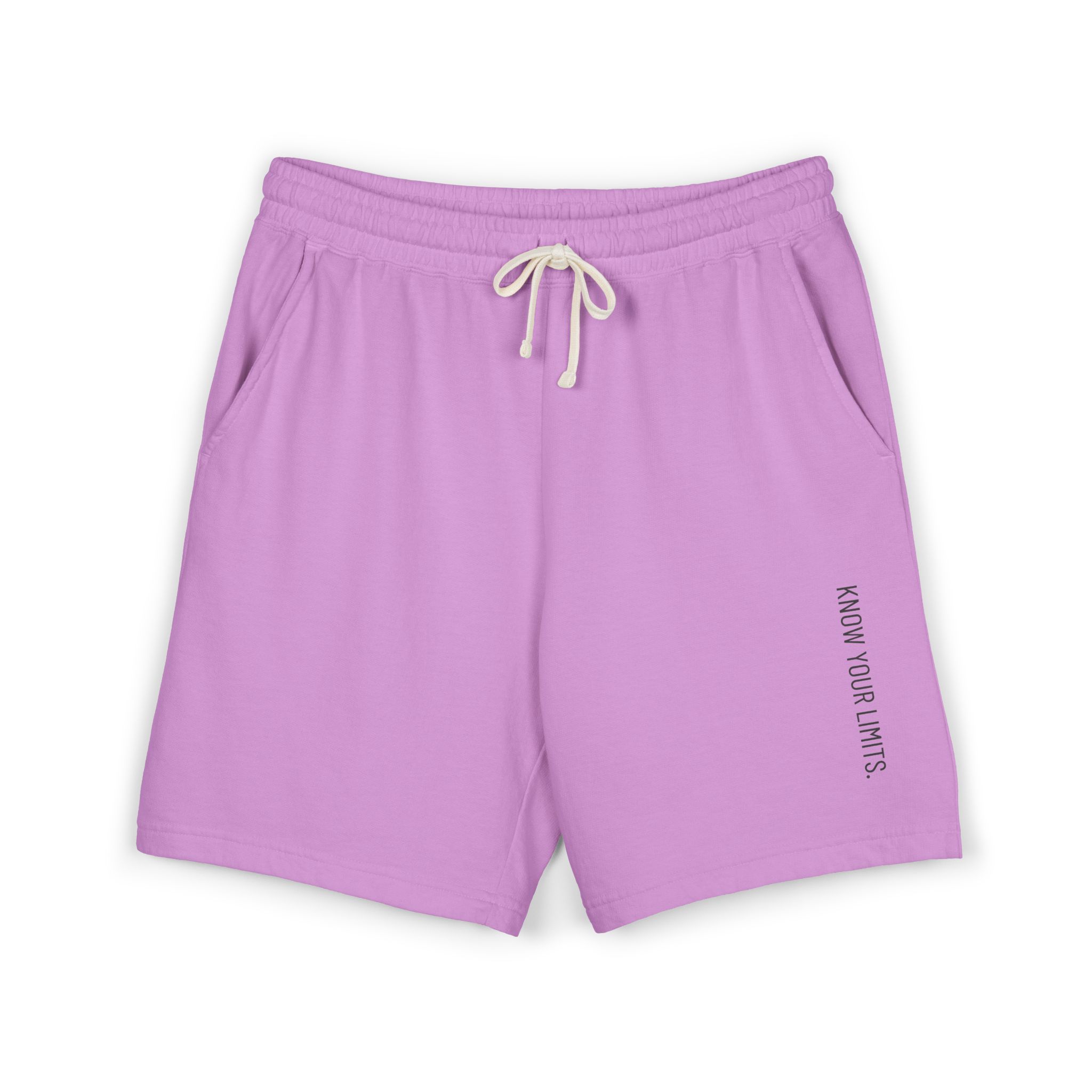 Lightweight Fleece Sweat Shorts — "Know Your Limits" Casual Lounge Shorts - Image 14