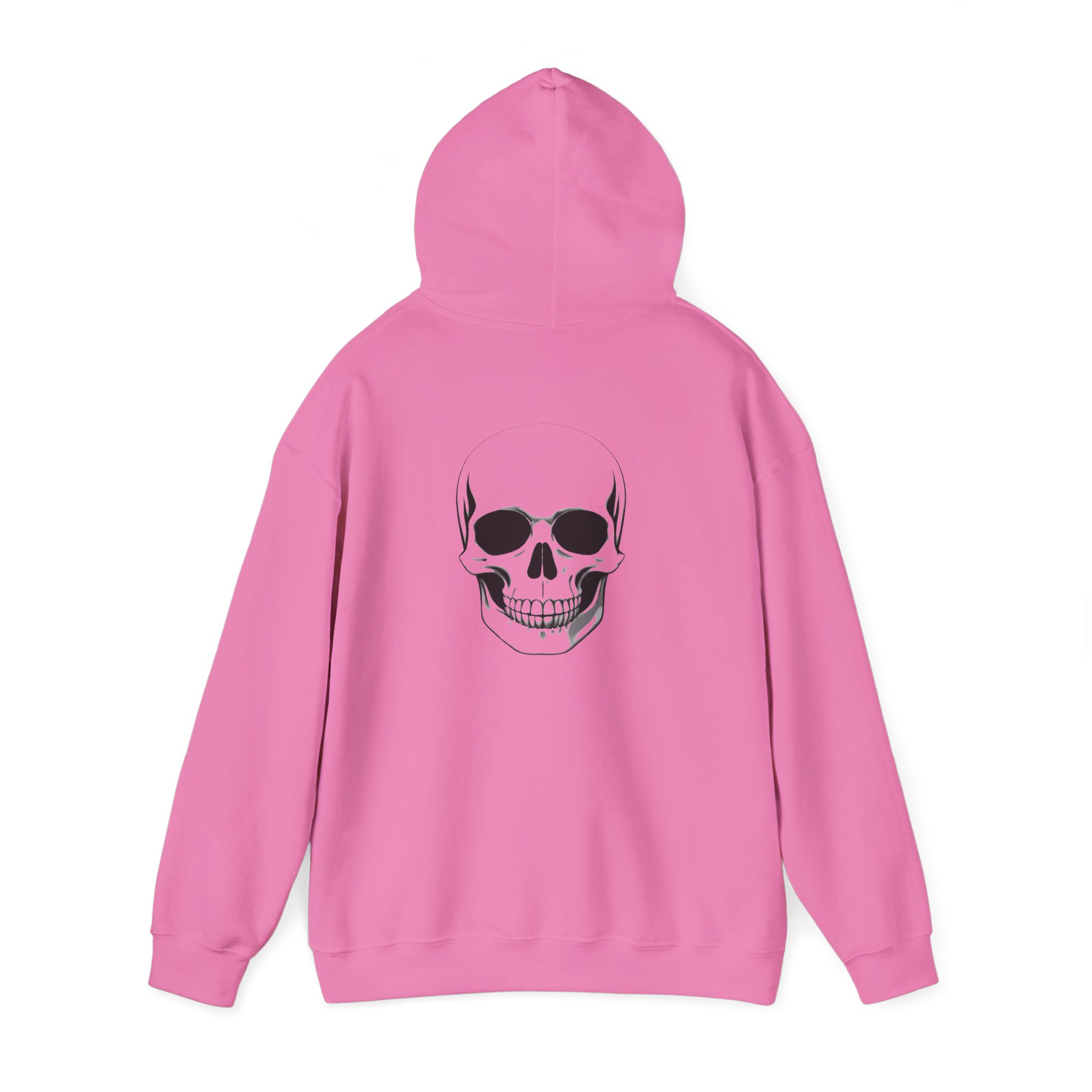 Skull Graphic Hoodie — Minimal Back Skull Design - Image 35