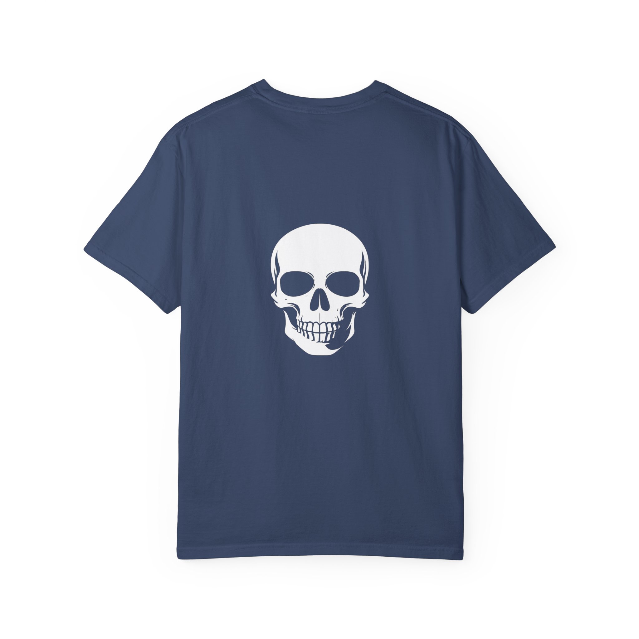 Skull Back Tee — 'Keep Going' Minimalist Garment-Dyed T-Shirt - Image 36
