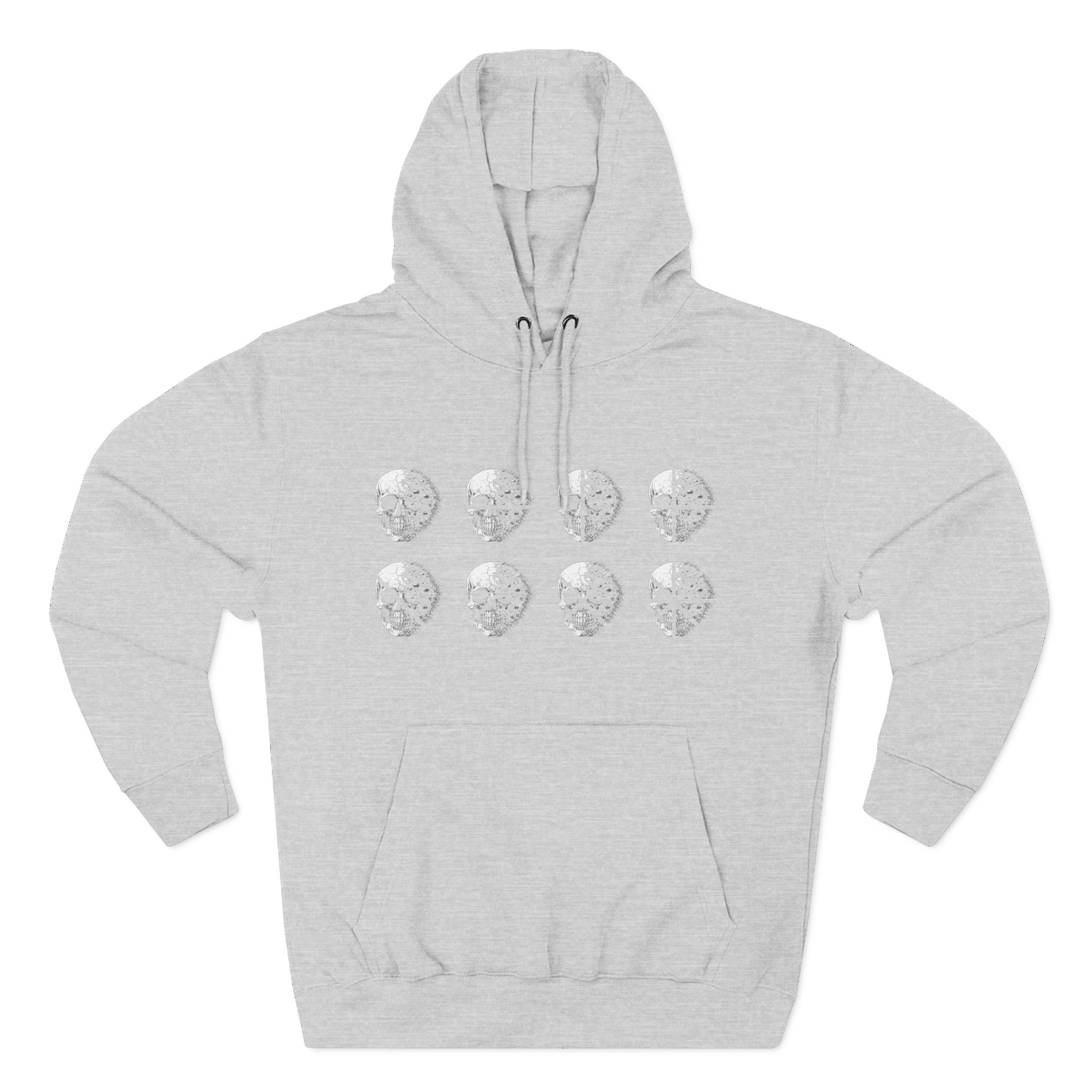 Stay Lucid Hoodie — Minimal Lunar Skull Graphic Pullover - Image 5