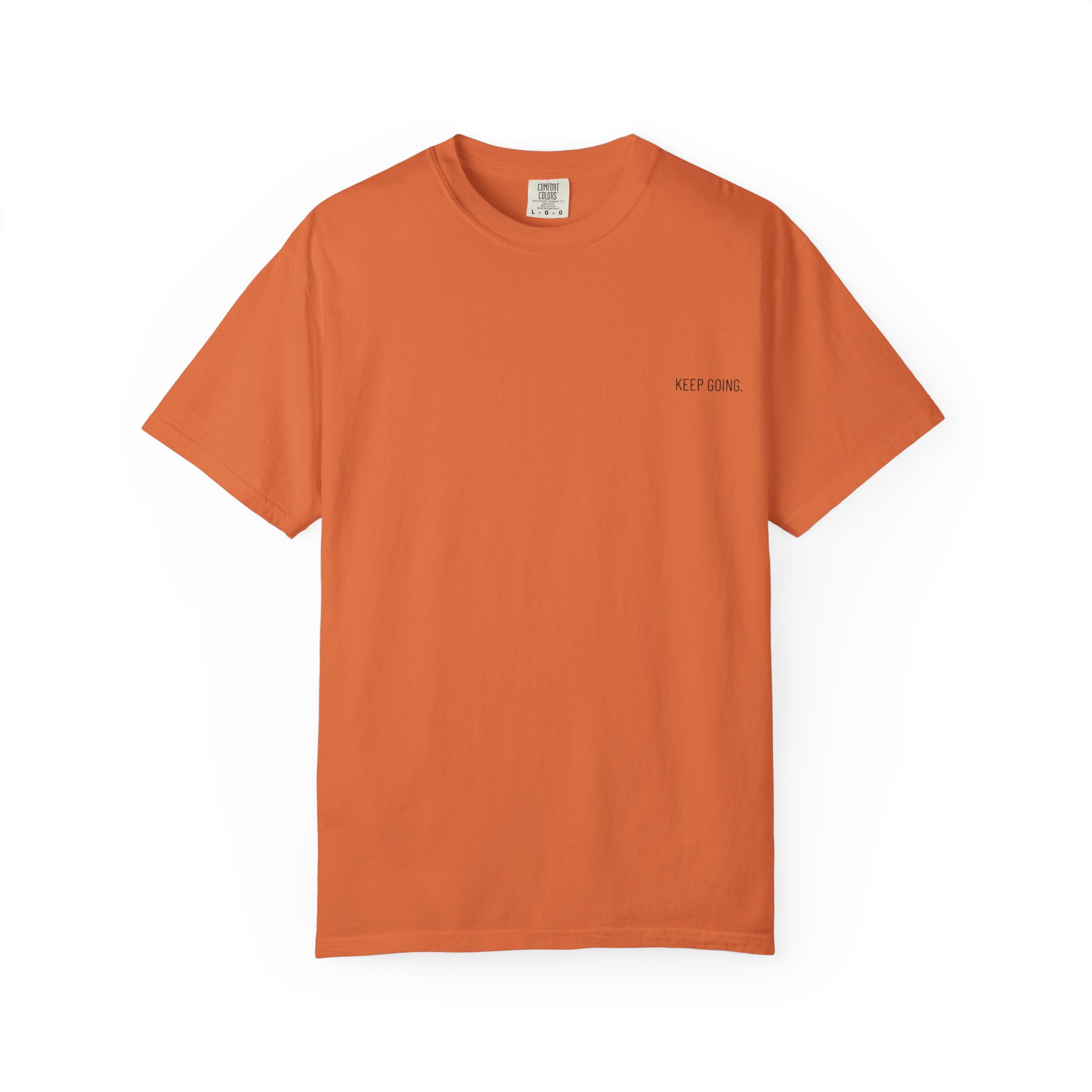 Peace Moon T-Shirt — Minimal 'Keep Going' Graphic Tee with Repeating Peace Moon Back Print - Image 17
