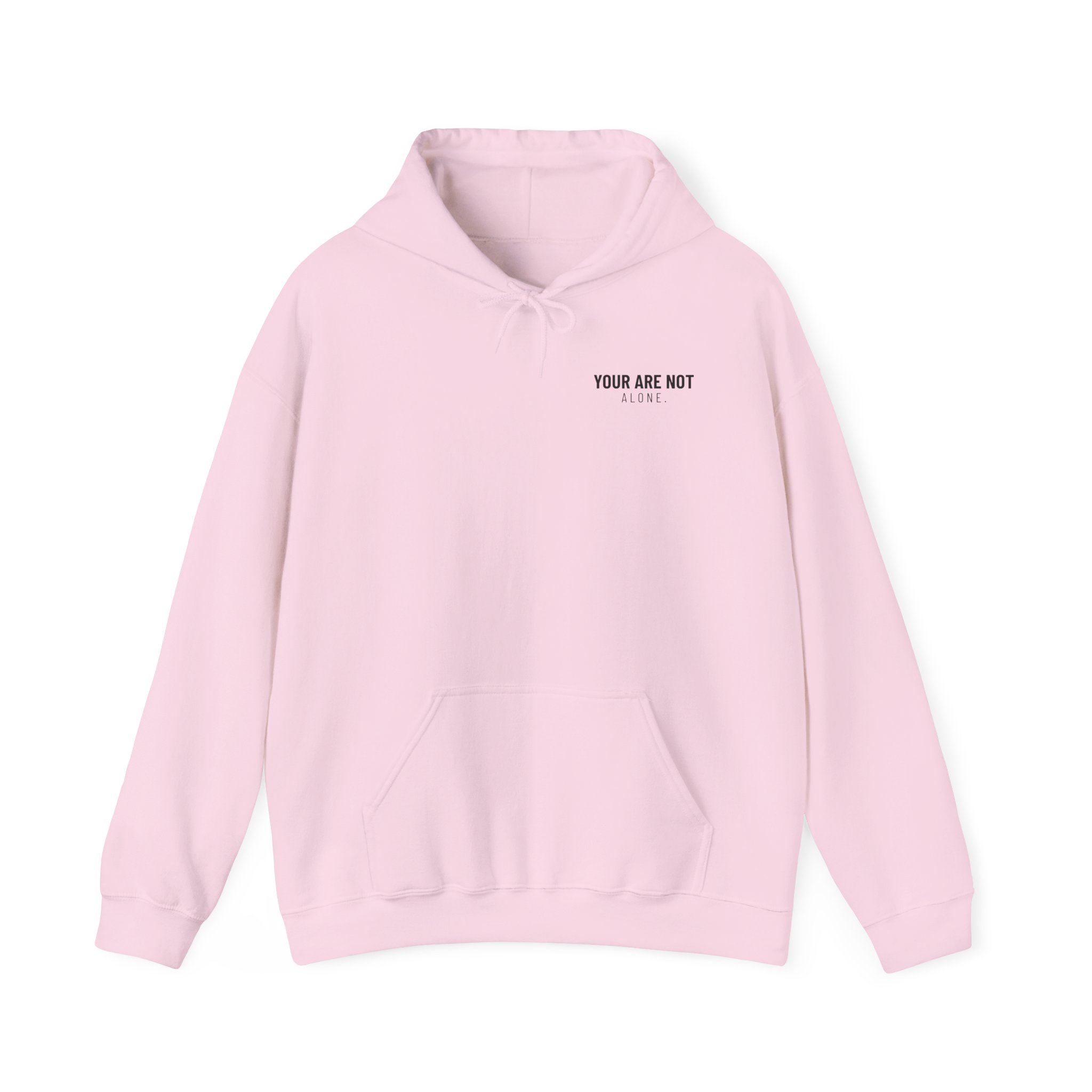 Skull Graphic Hoodie - “You Are Not Alone” Minimalist Streetwear - Image 21