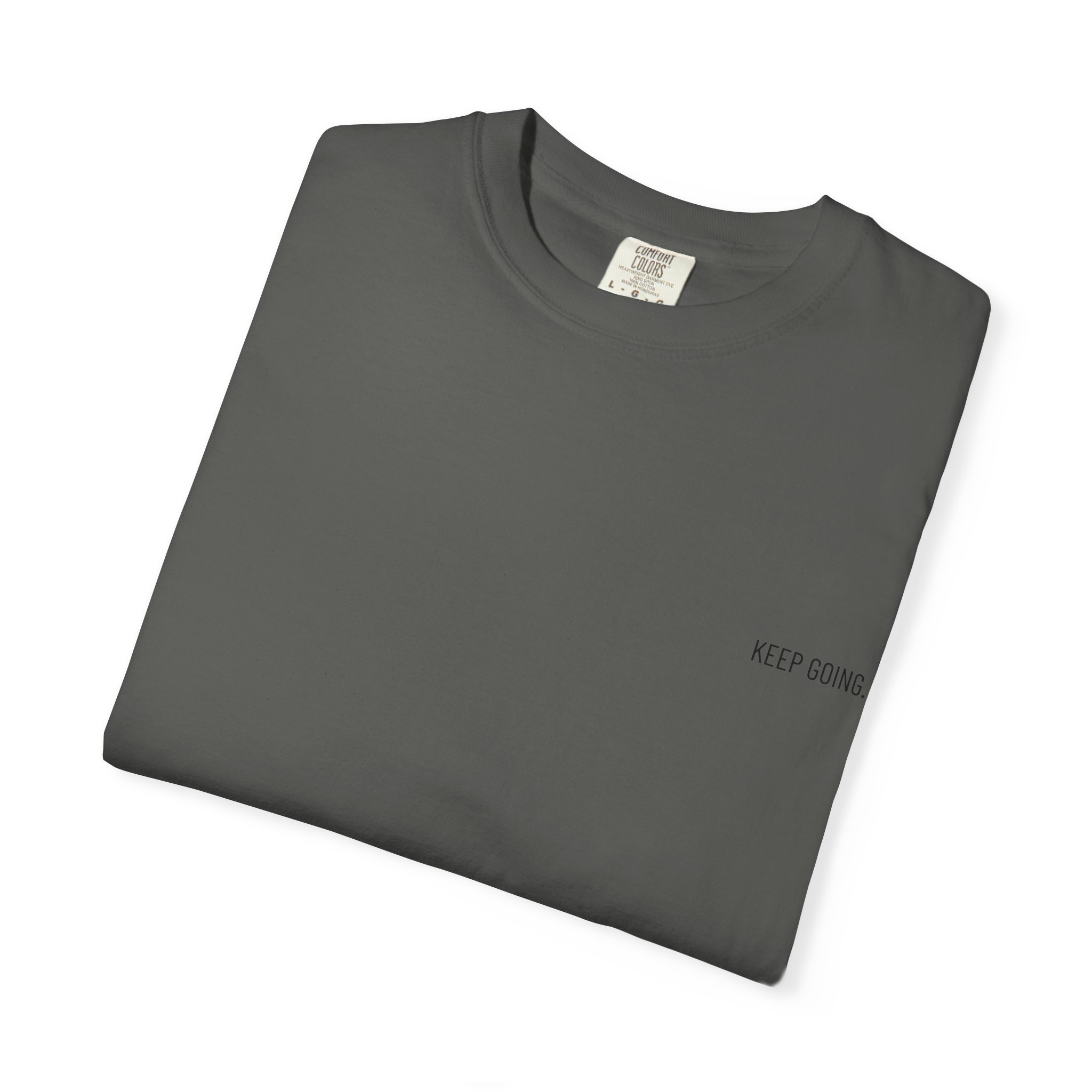 Peace Moon T-Shirt — Minimal 'Keep Going' Graphic Tee with Repeating Peace Moon Back Print - Image 28