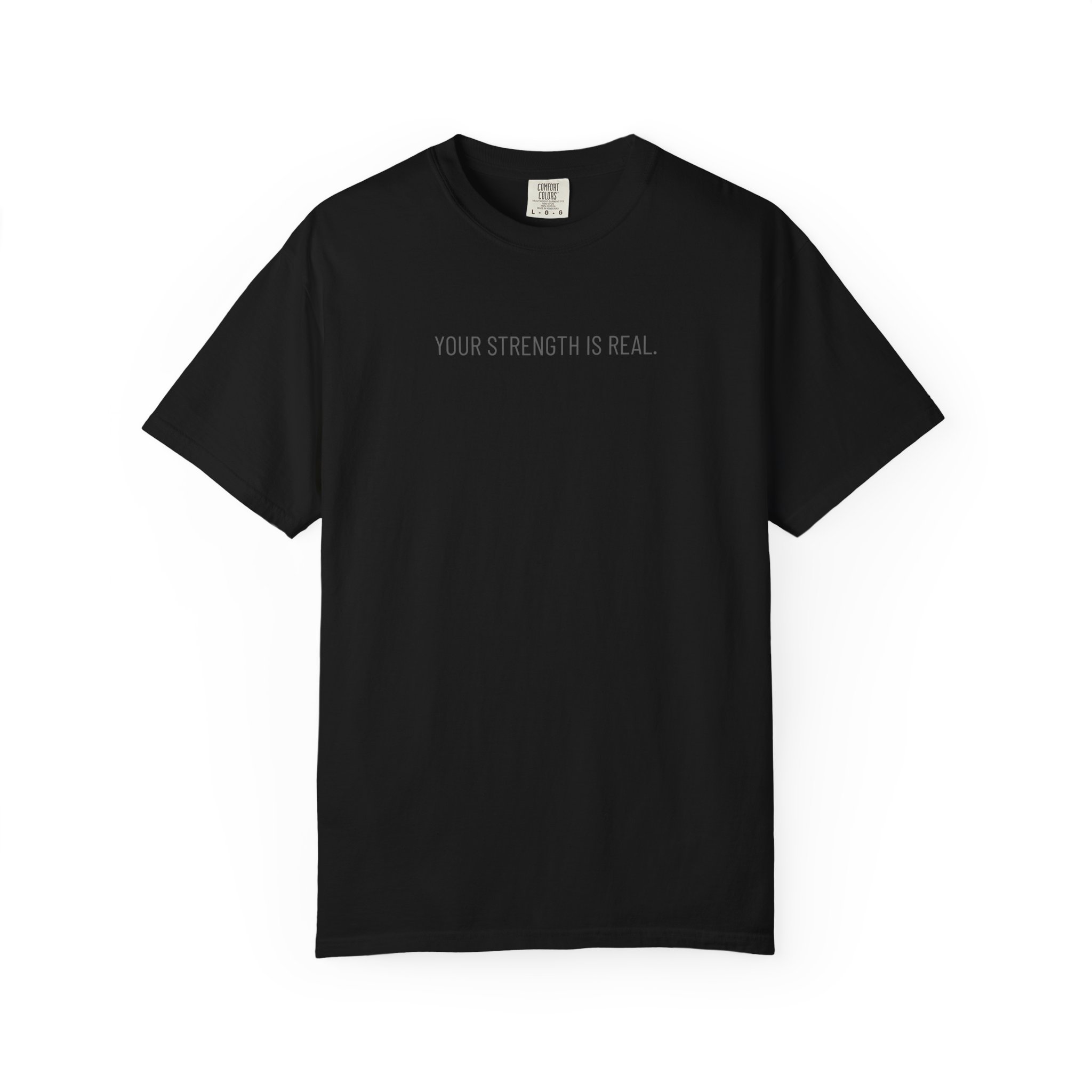 Motivational T-Shirt — “Your Strength Is Real” Solar Eclipse Graphic - Image 2
