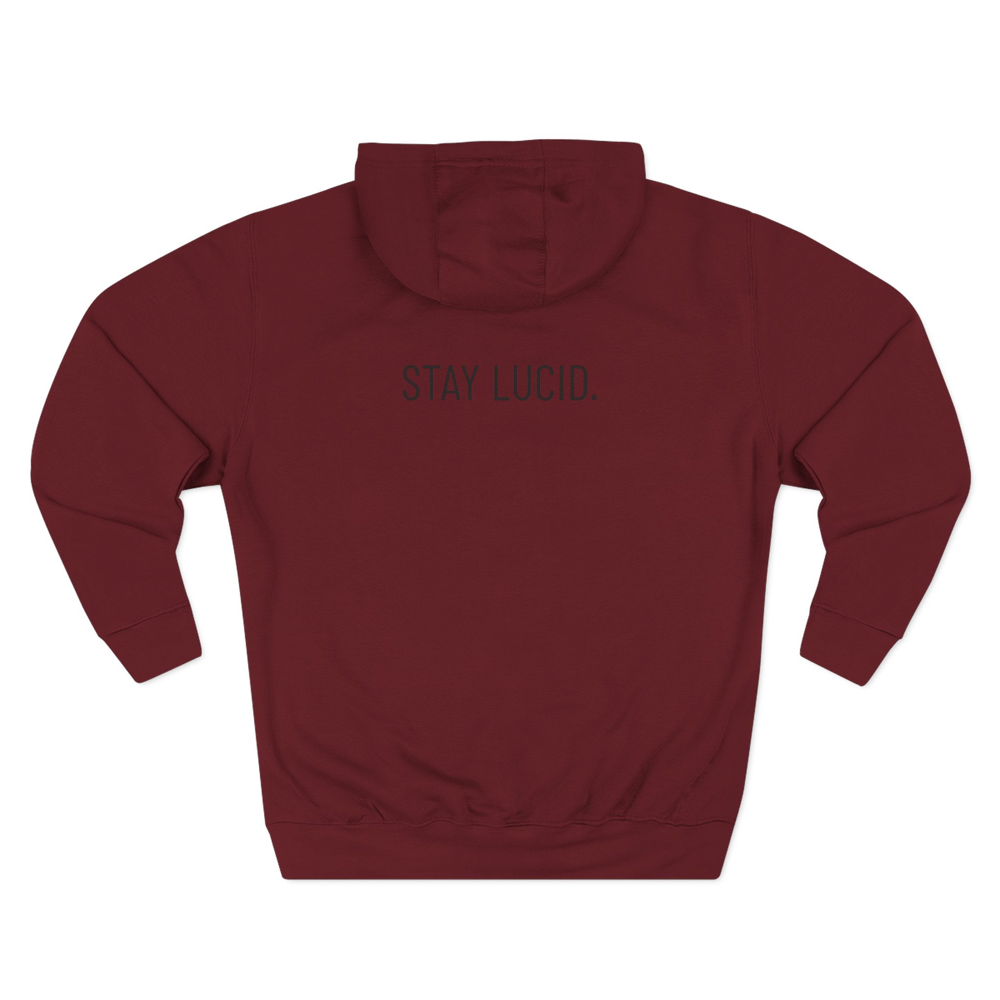 Stay Lucid Hoodie — Minimal Lunar Skull Graphic Pullover - Image 58